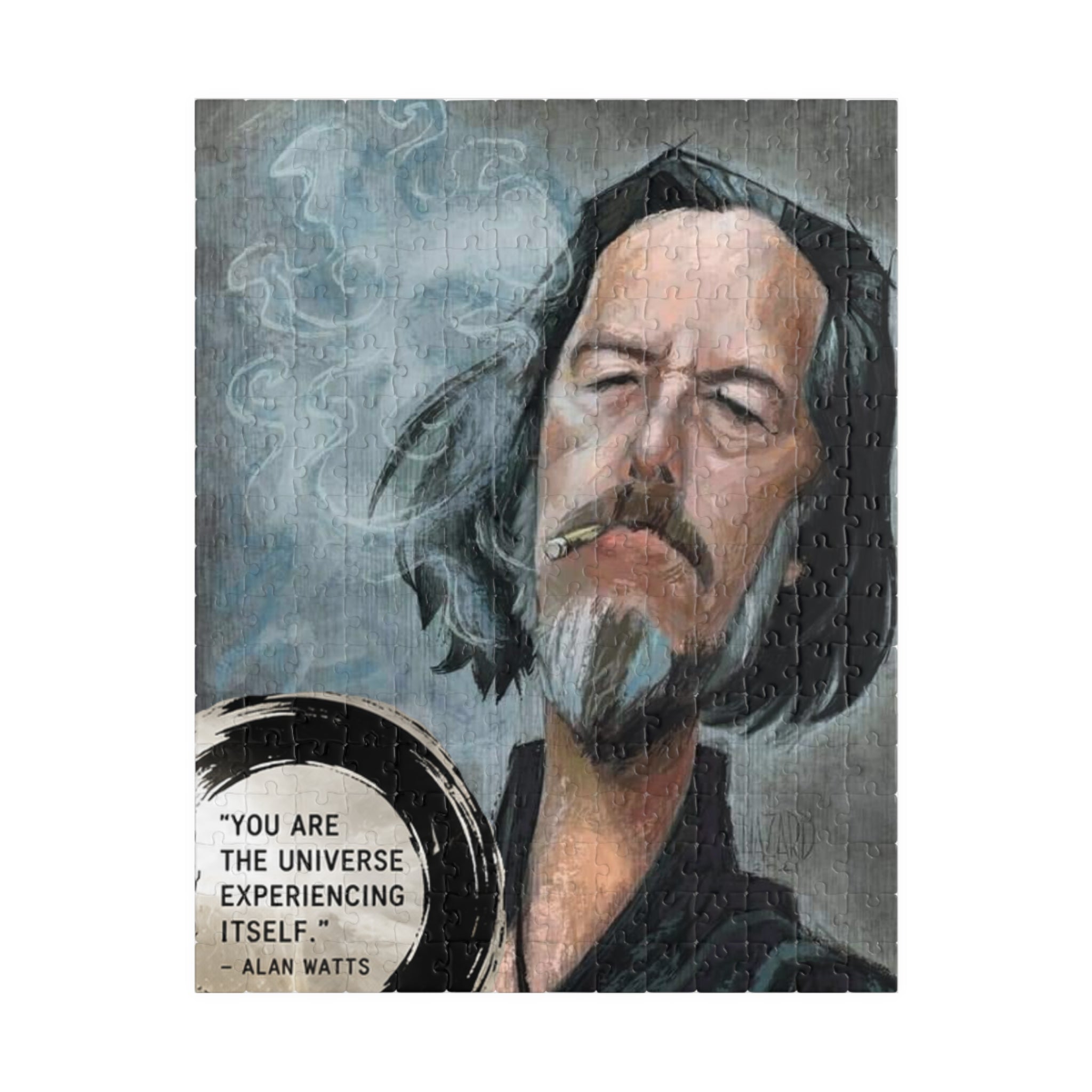 Alan Watts Smoking Doob Puzzle | You Are the Universe Philosophy Jigsaw