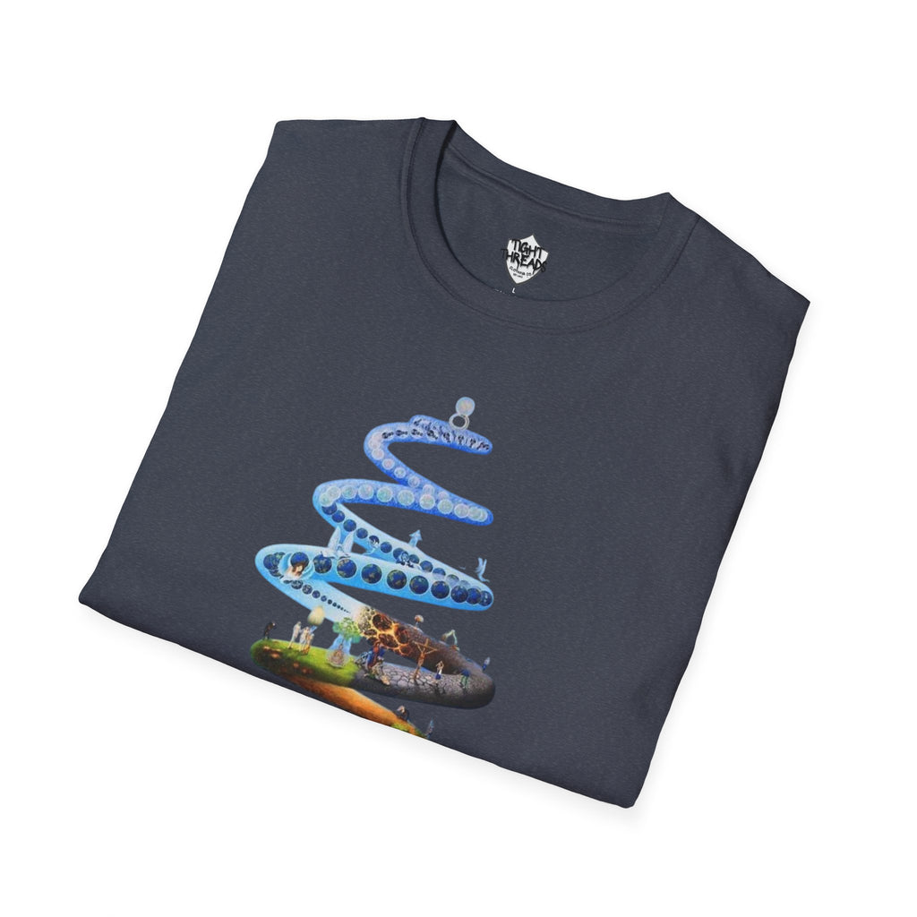 Spiral Life Unisex T-Shirt - Inspirational Design for Nature Lovers, Gift for Birthdays, Earth Day, Chill Vibes, Casual Wear, Graphic Tee