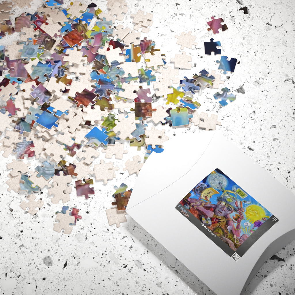 Surreal Cosmic Collage Puzzle 520-piece
