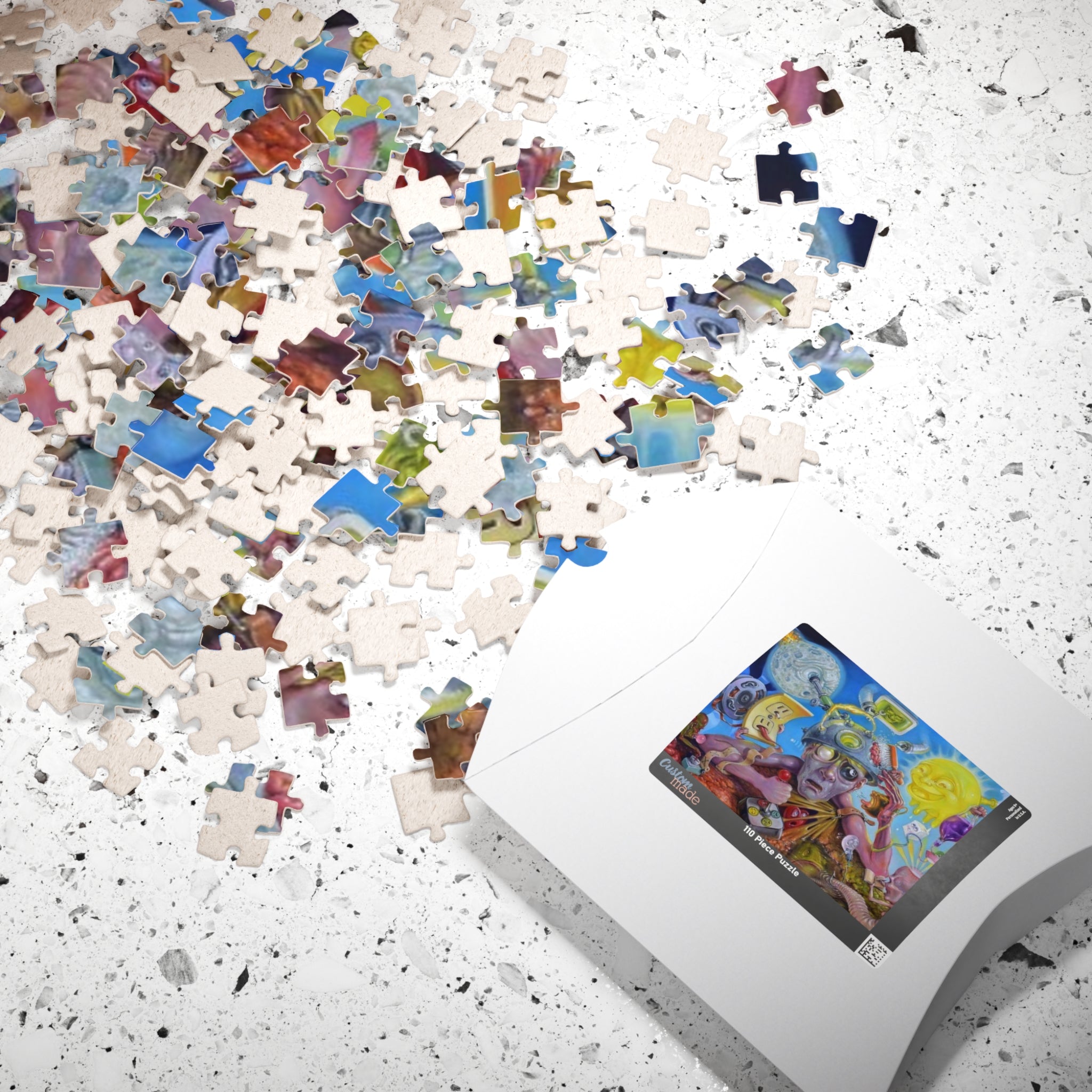 Surreal Cosmic Collage Puzzle 520-piece