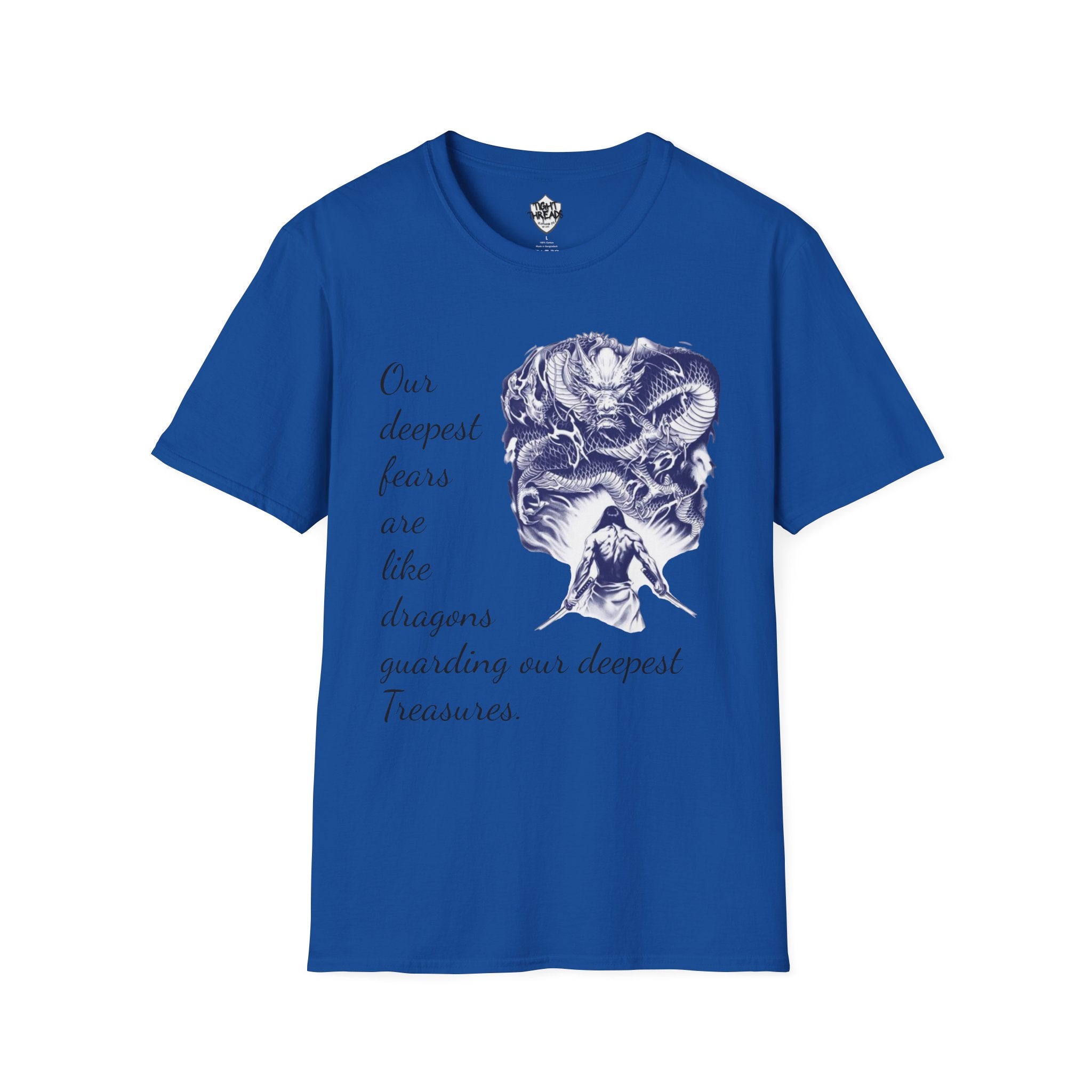 Unisex T-Shirt, Inner Alchemy, Dragon Quote Tee, Graphic Tee, Spiritual Shirt, Inspirational Clothing