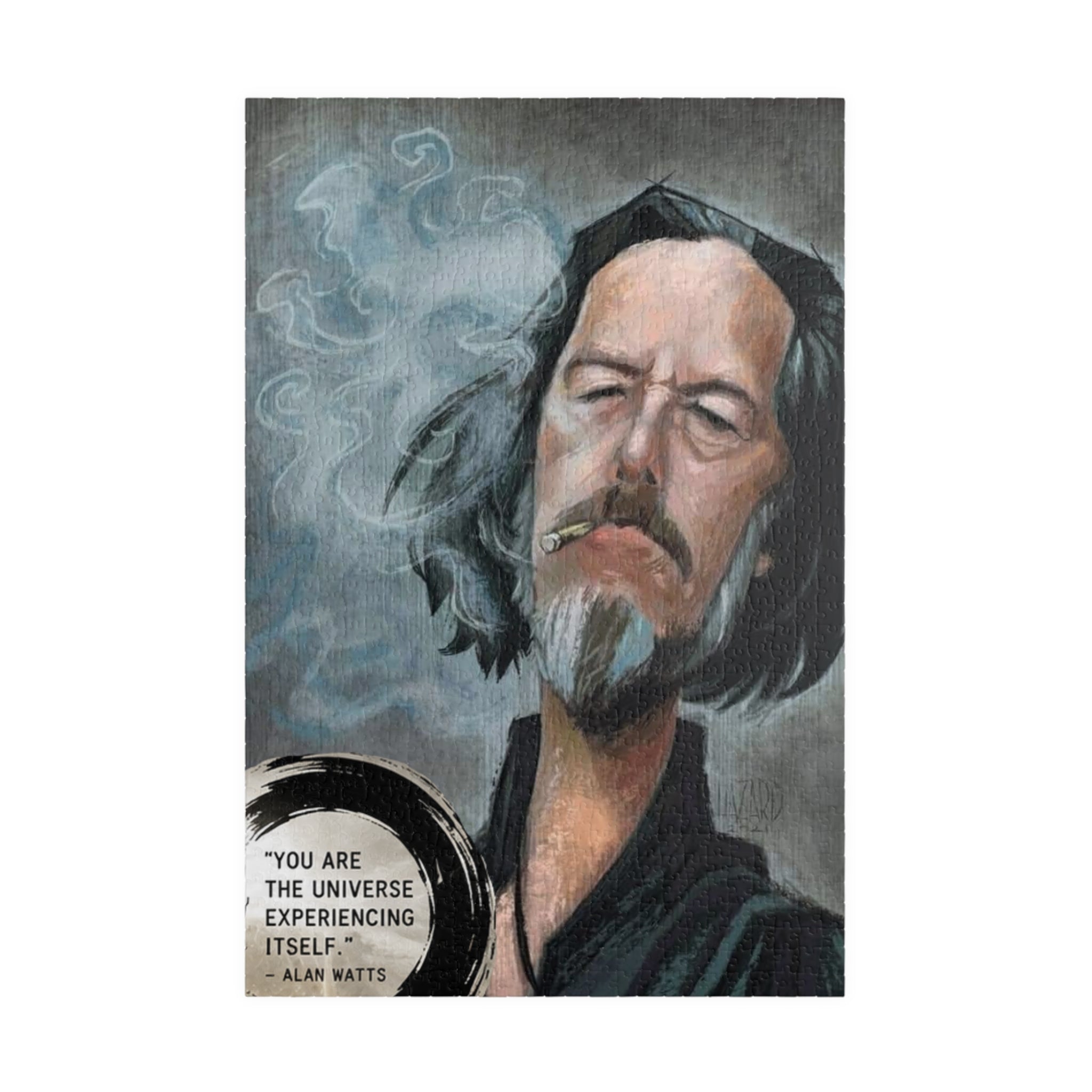 Alan Watts Smoking Doob Puzzle | You Are the Universe Philosophy Jigsaw