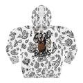 Cool Beans Bandana Paisley Pattern Hoodie | Cool Beans Bean, Tight Threads Beanie, Dope Graphic