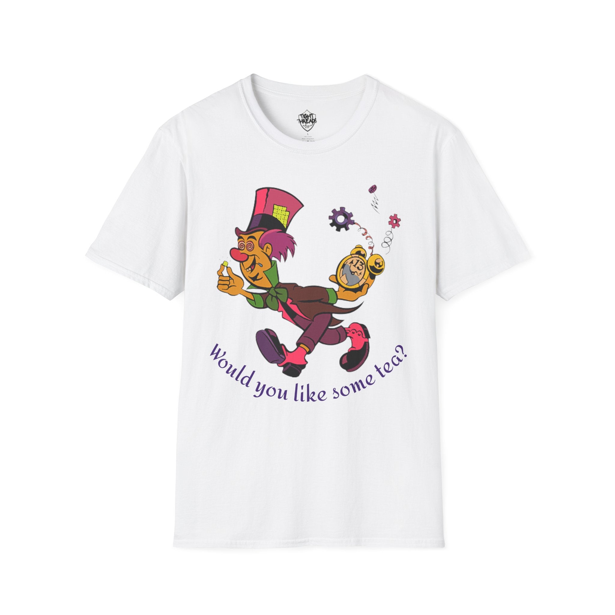 Mad Hatter Tea Party T-Shirt, Alice in Wonderland Shirt, Fun Unisex Tee, Playful Gift for Fans, Casual Wear