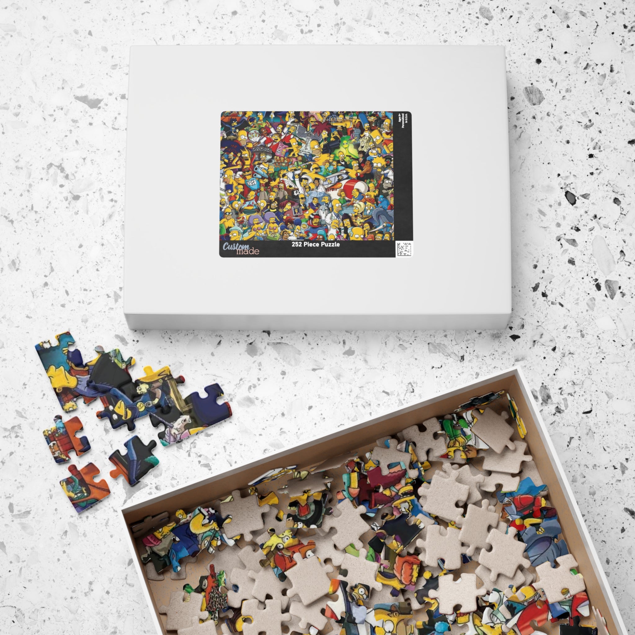 Simpsons Characters Collage Puzzle