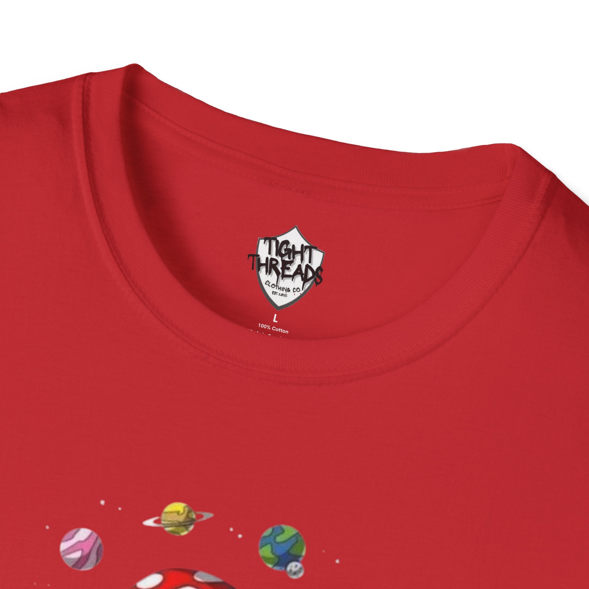 Mushroom Meditation Tee | Unisex Softstyle T-Shirt, Trendy Graphic Tee, Casual Wear, Nature Lover Gift, Relaxation Shirt, Festival Apparel