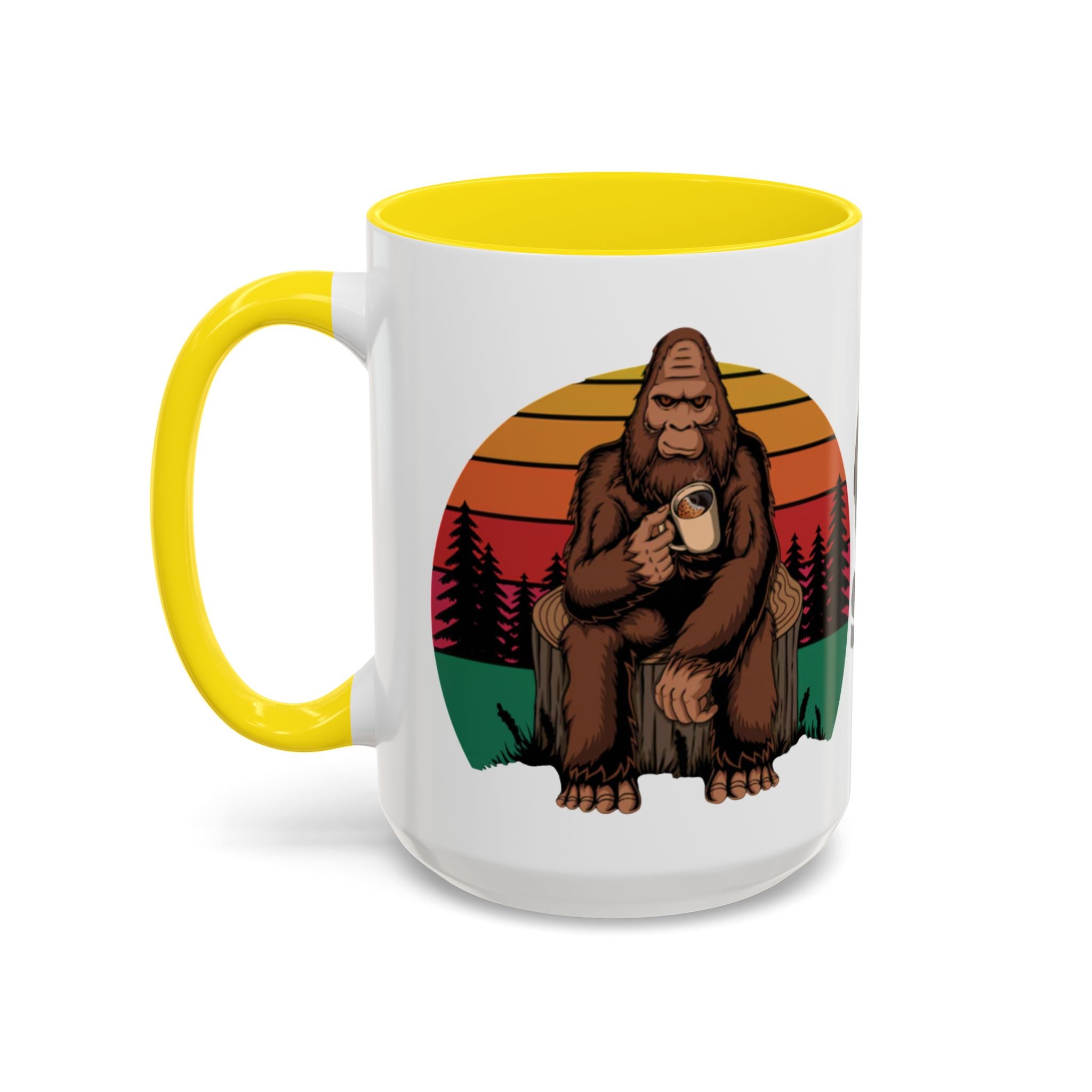 Gone Squatchin Bigfoot Coffee Mug | Accent 11oz 15oz