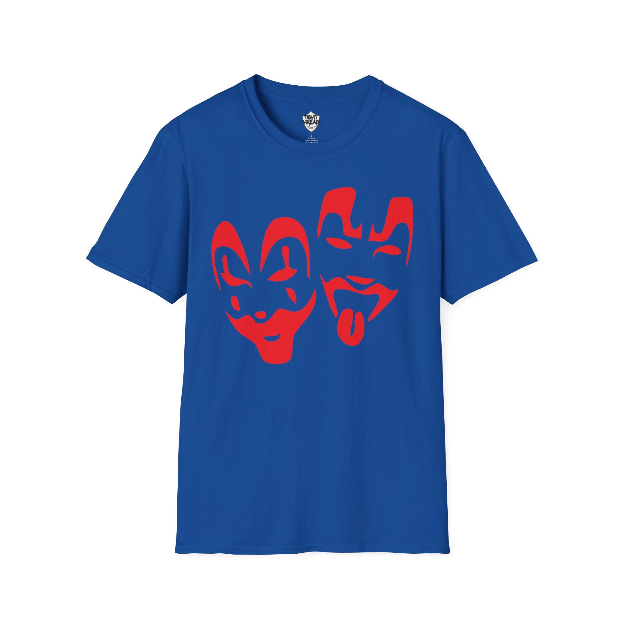 Red Juggalo Faces T-Shirt | Clown Theater Graphic