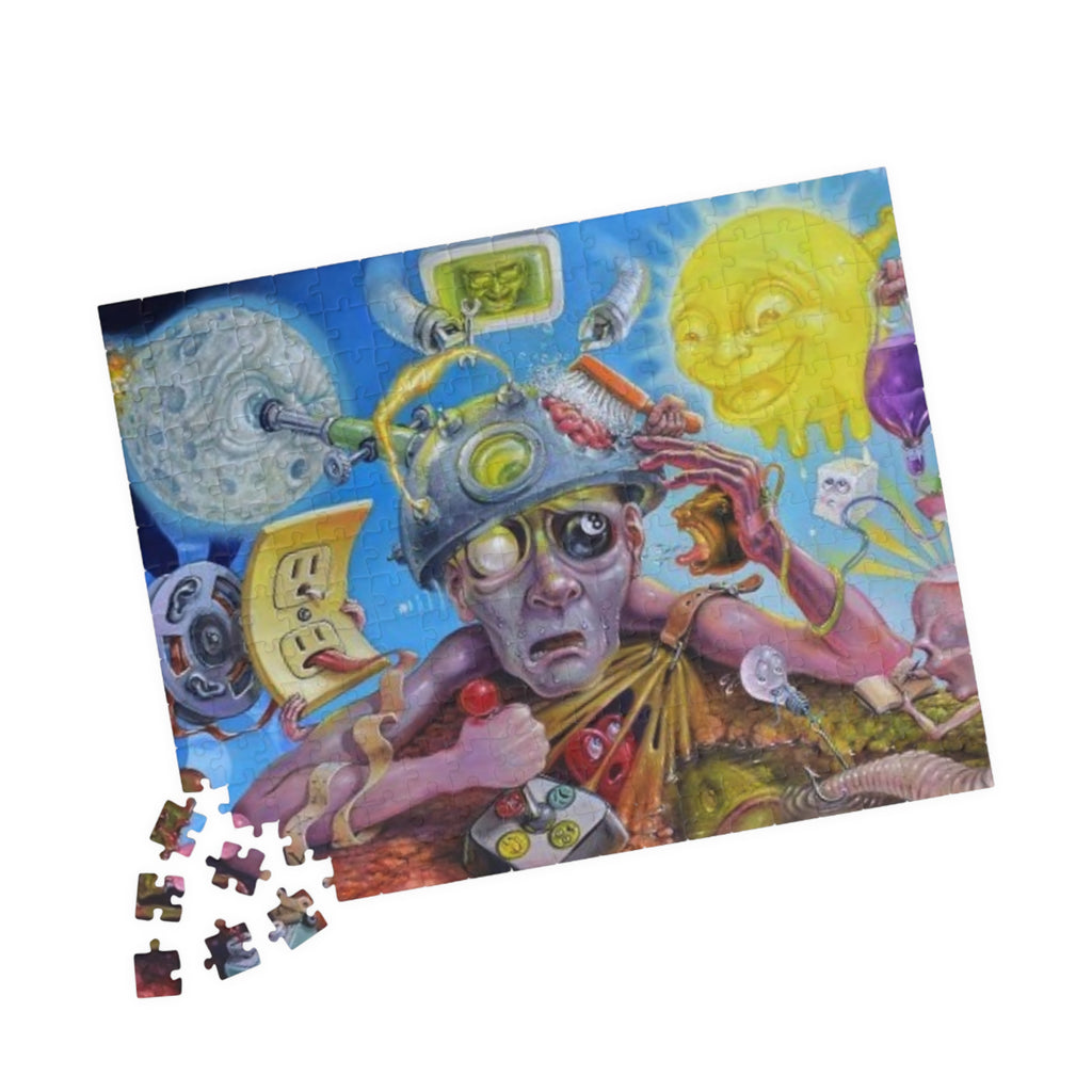 Surreal Cosmic Collage Puzzle 520-piece