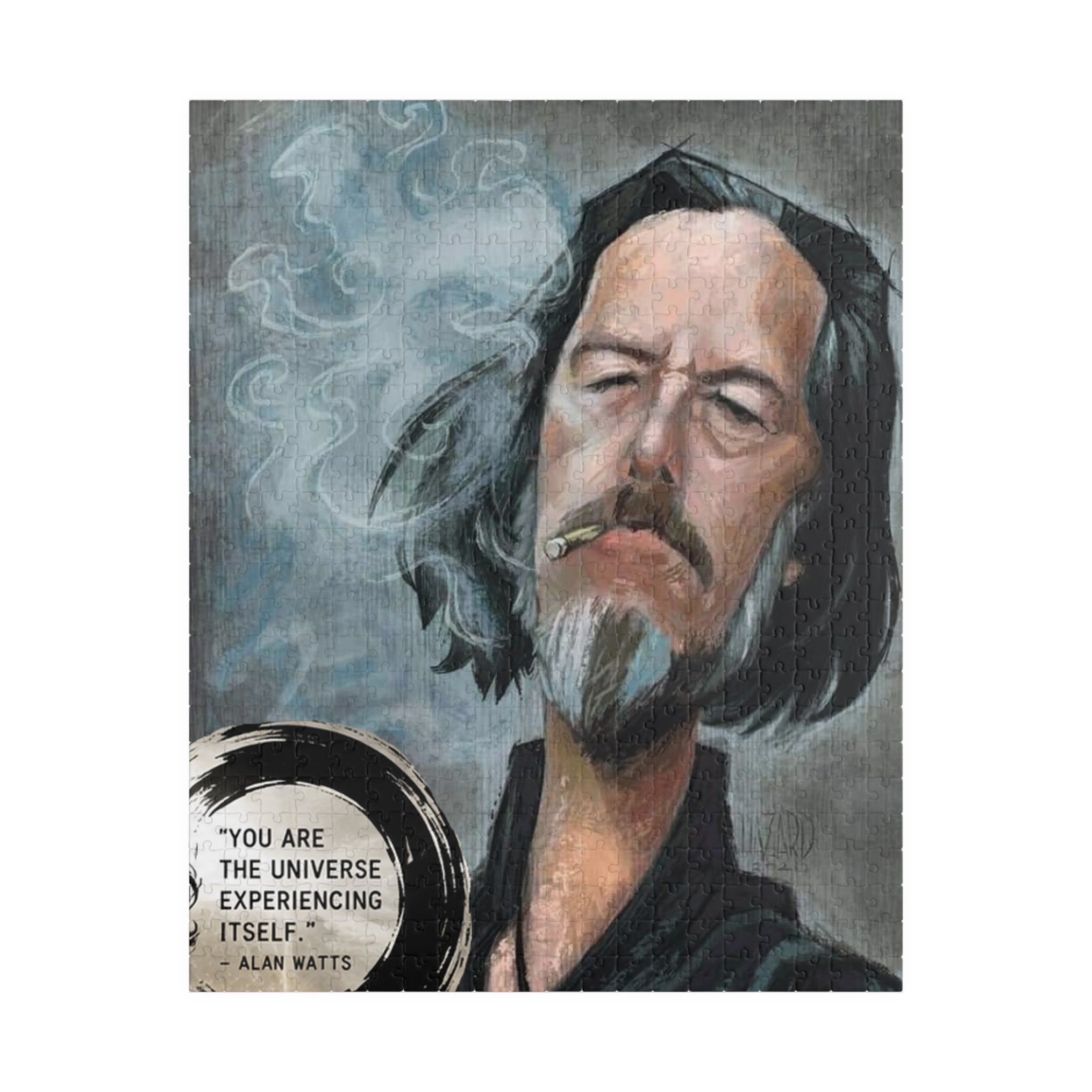 Alan Watts Smoking Doob Puzzle | You Are the Universe Philosophy Jigsaw