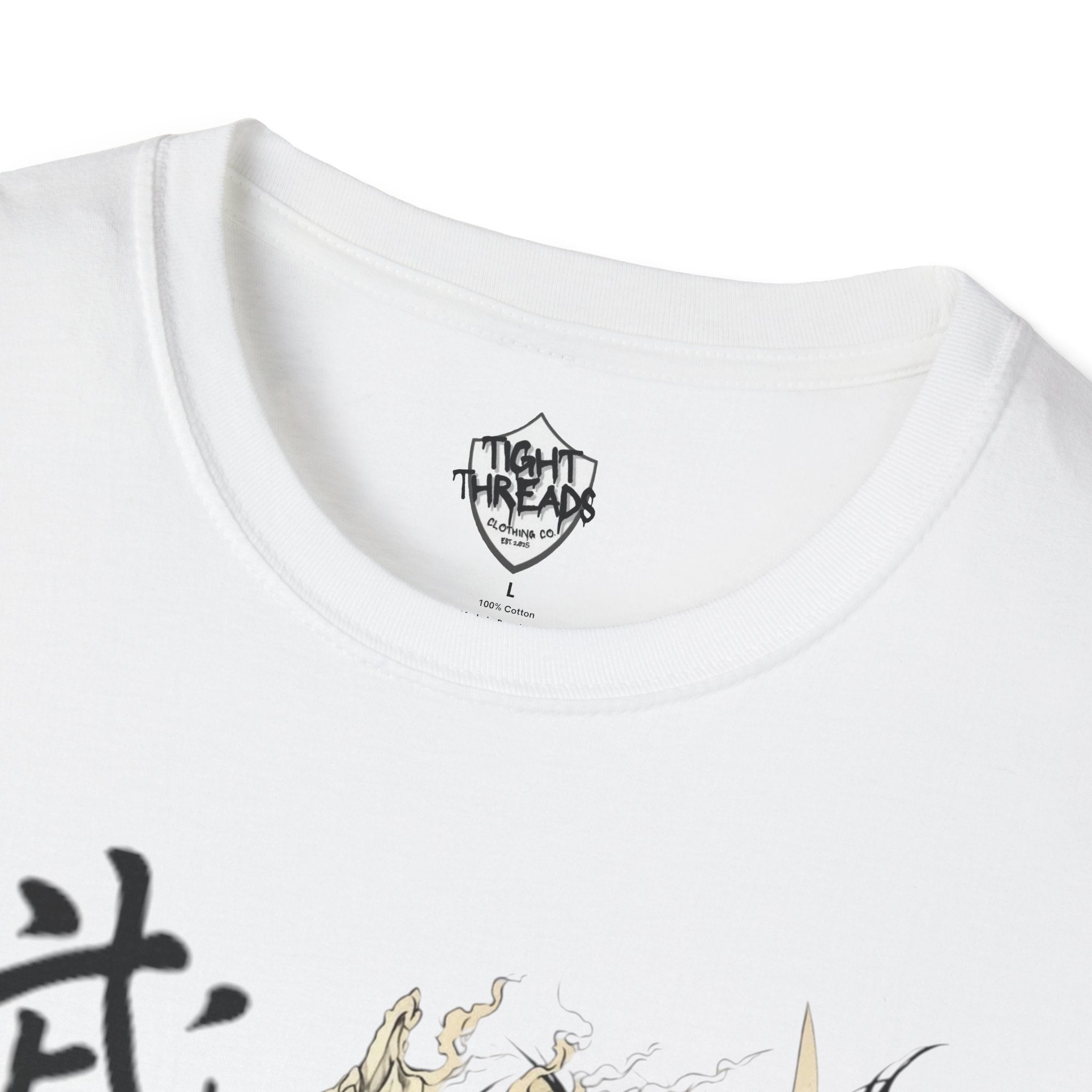 Oni Samurai Bushido Graphic Tee, Unisex Softstyle T-Shirt, Streetwear Style Urban Outfit
