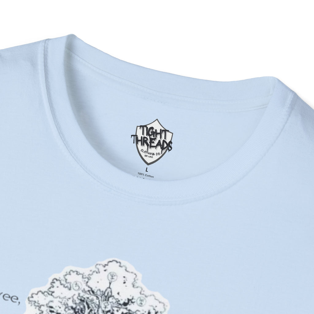 Carl Jung Quote Tees for Philosophers, Comfort Wear, Gift for Friends, Eco-Friendly Fashion, Tree Design Shirt