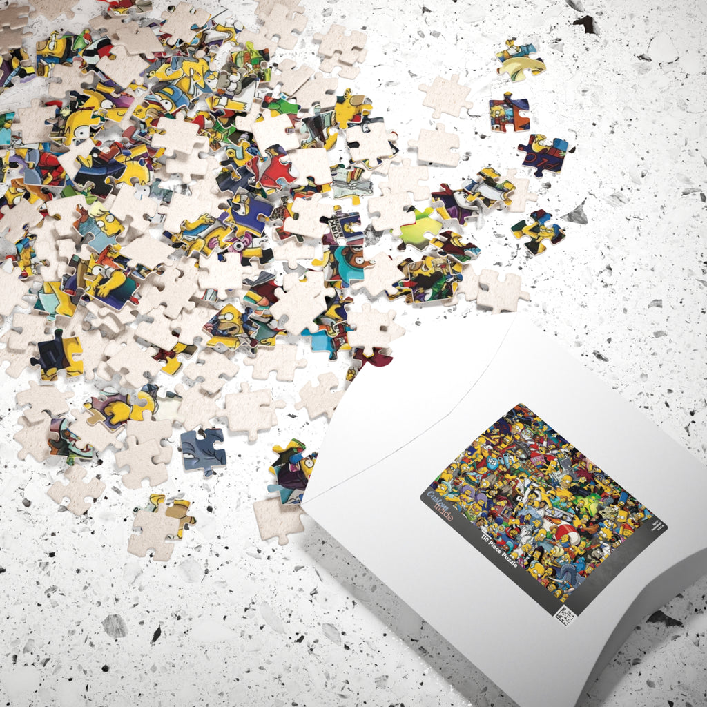 Simpsons Characters Collage Puzzle