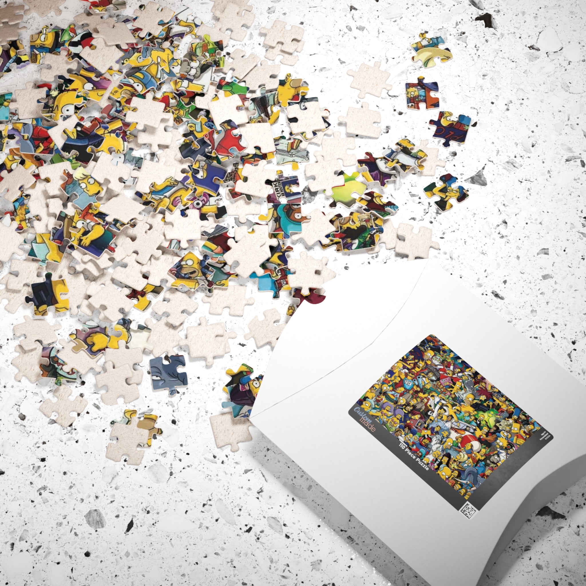 Simpsons Characters Collage Puzzle