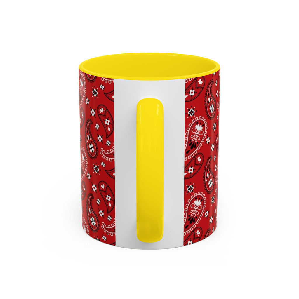 Cool Beans Mug | Red Bandana Coffee Cup, Hip-Hop Bean Graphic 11oz 15oz