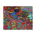 Psychedelic Monster Collage Puzzle 500+ Piece | Colorful Trippy Art Jigsaw