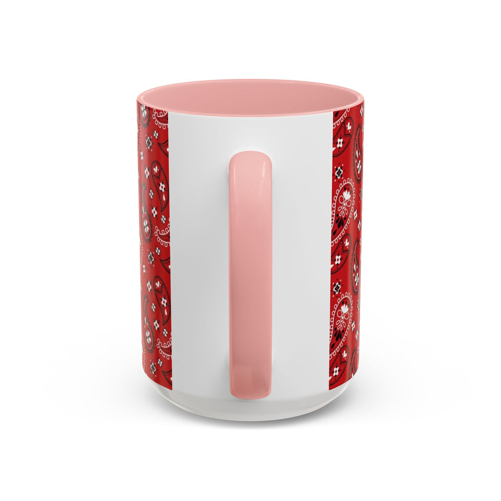 Cool Beans Mug | Red Bandana Coffee Cup, Hip-Hop Bean Graphic 11oz 15oz