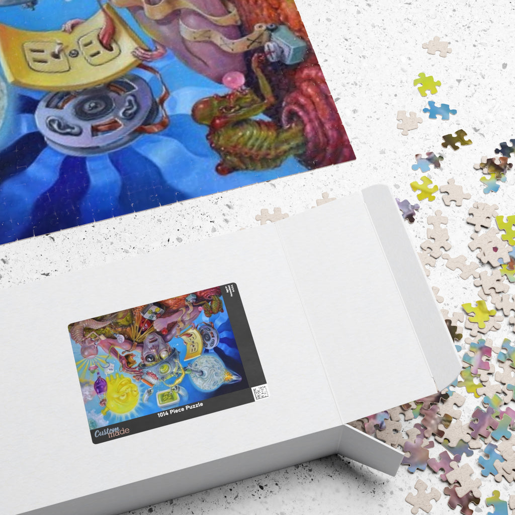 Surreal Cosmic Collage Puzzle 520-piece