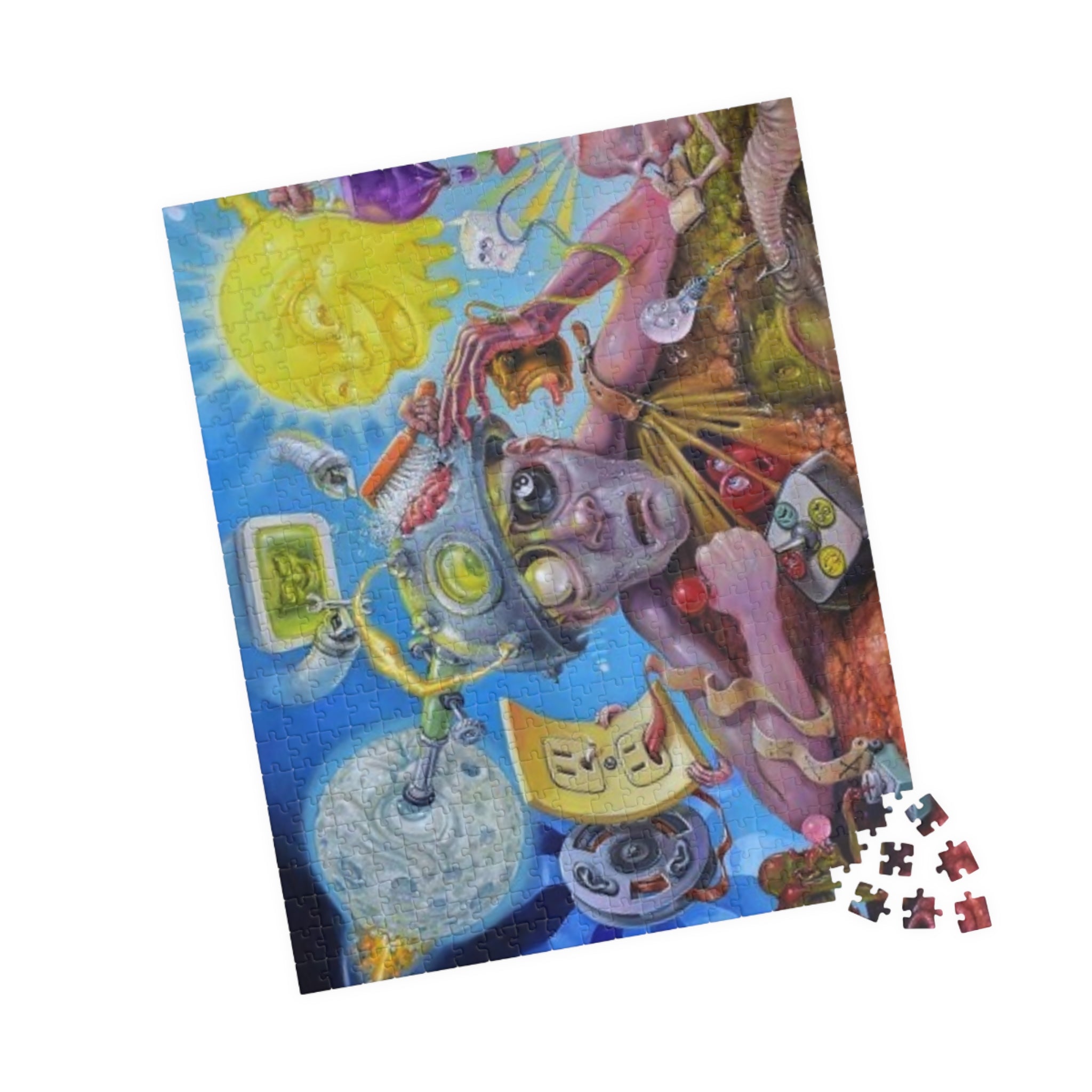 Surreal Cosmic Collage Puzzle 520-piece