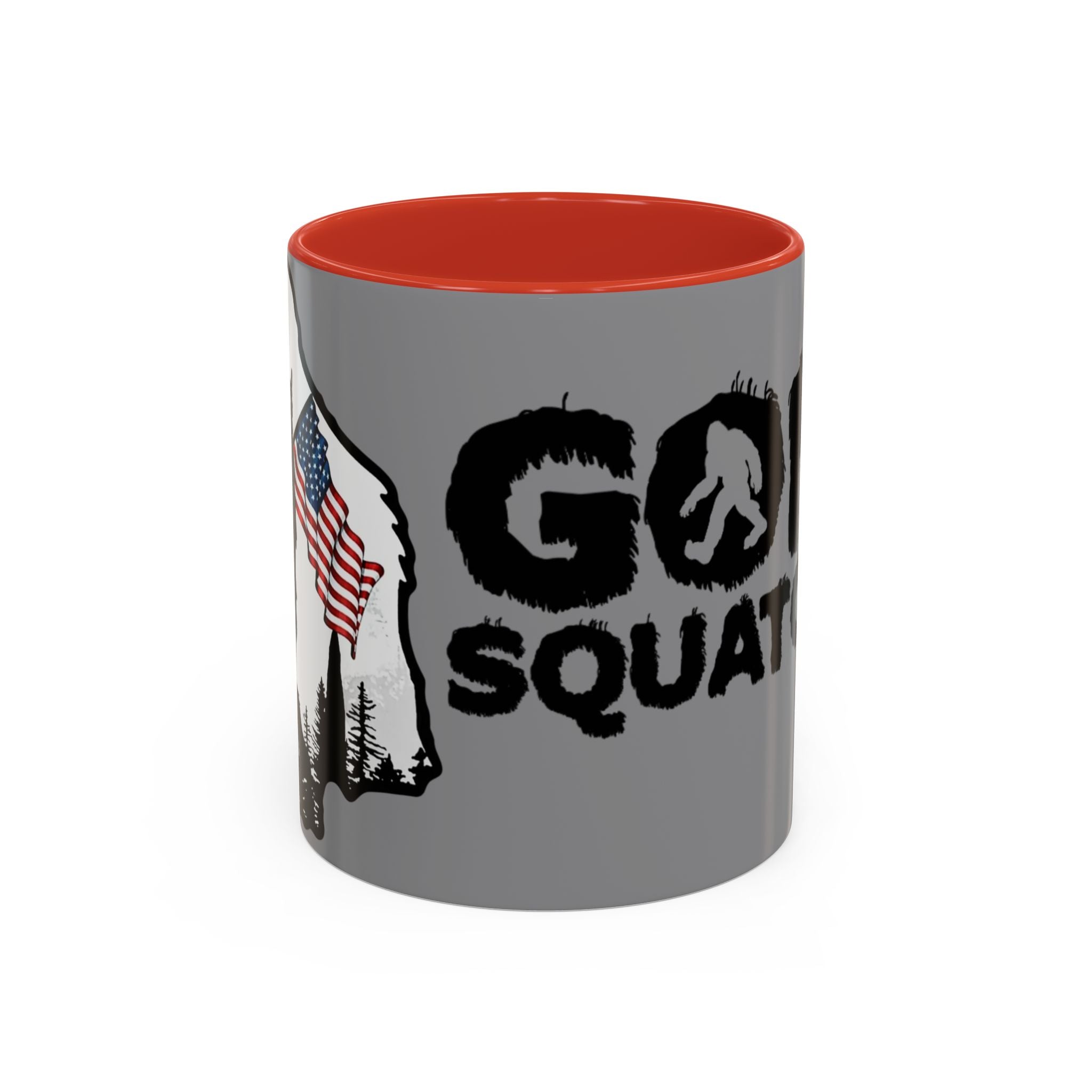 Gone Squatchin Patriotic Bigfoot Mug | Accent Coffee Mug