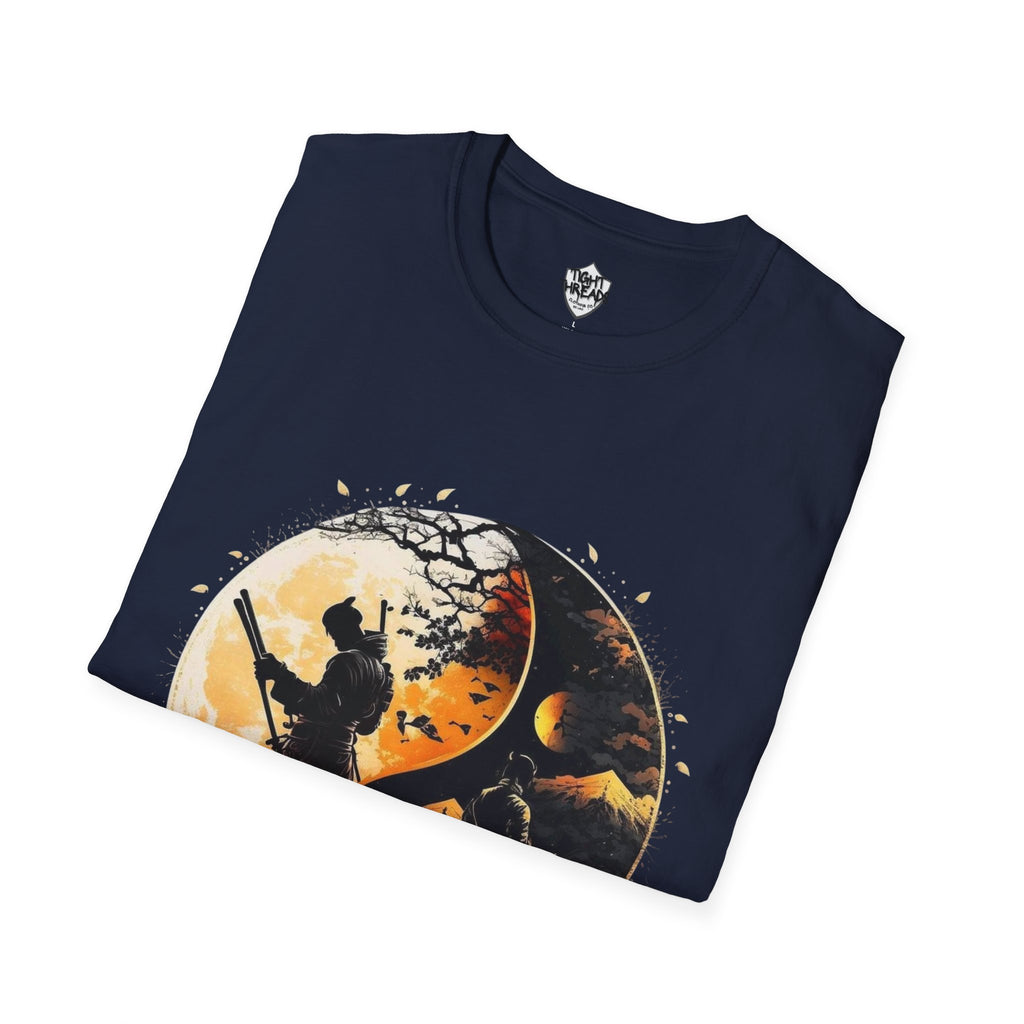 Sunset Warrior Unisex T-Shirt, Softstyle Tee, Graphic Tee, Casual Wear, Gift for Him/Her, Summer Fashion, Festival Top