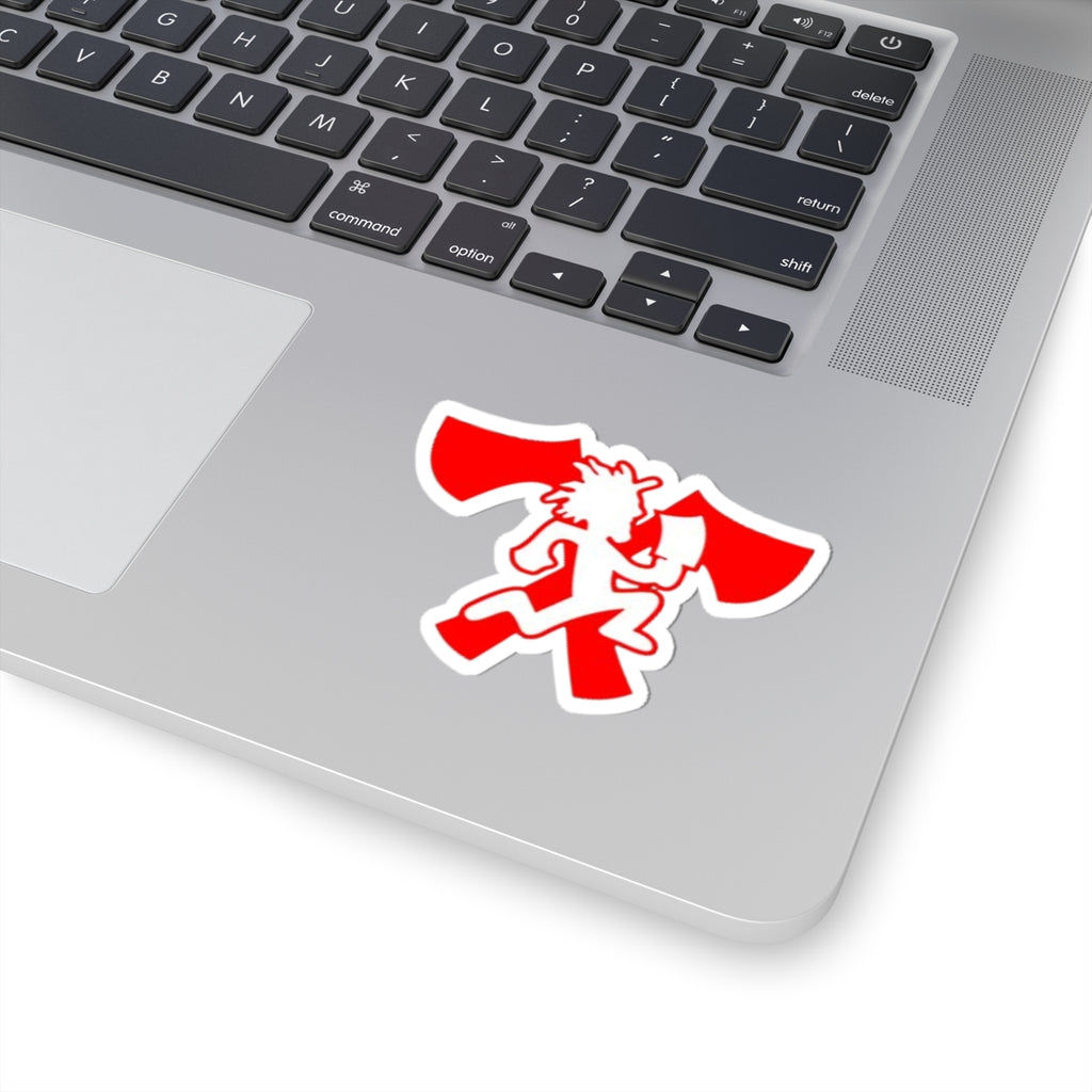 Double Axe Hatchetman sticker | Kiss-Cut Sticker
