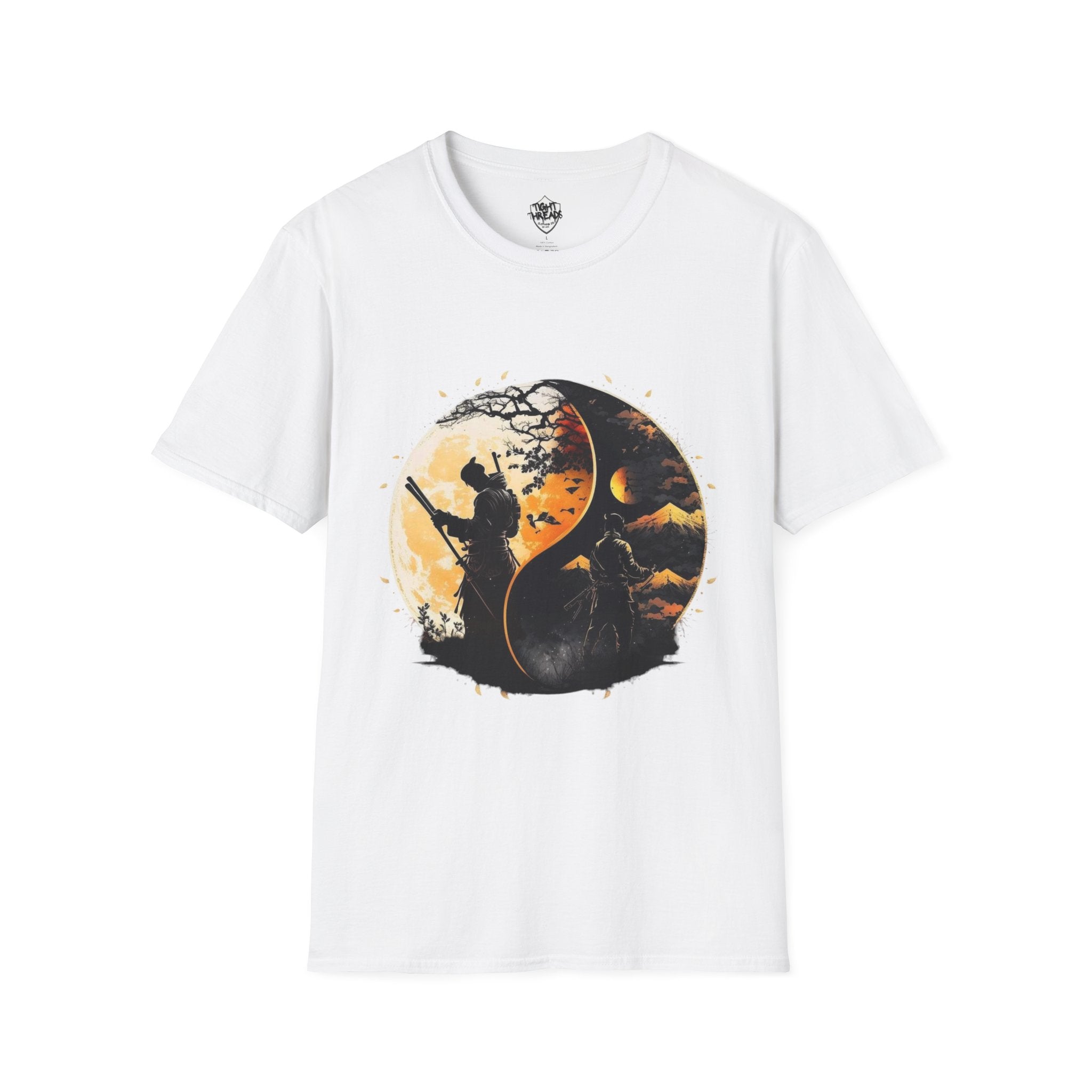 Sunset Warrior Unisex T-Shirt, Softstyle Tee, Graphic Tee, Casual Wear, Gift for Him/Her, Summer Fashion, Festival Top