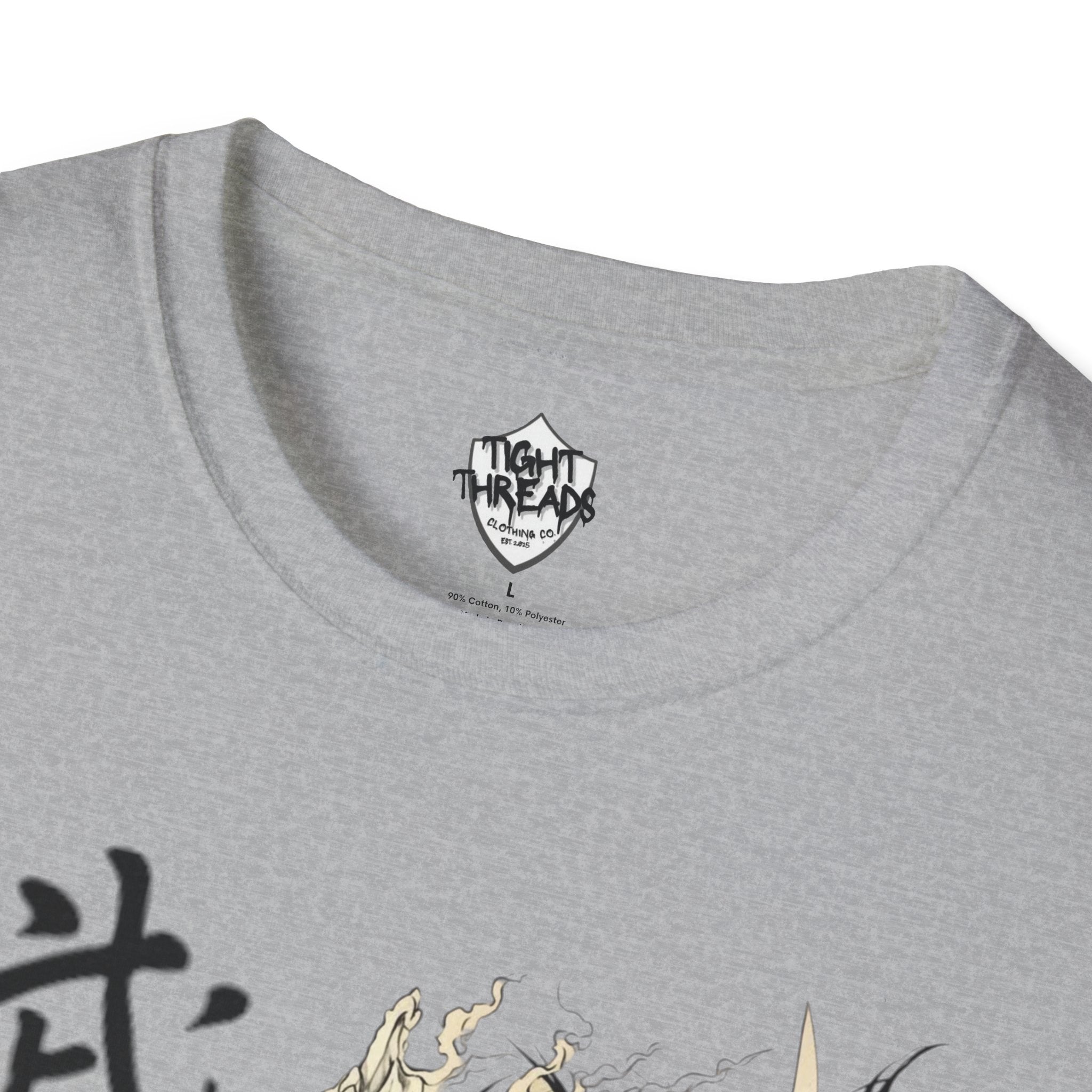 Oni Samurai Bushido Graphic Tee, Unisex Softstyle T-Shirt, Streetwear Style Urban Outfit