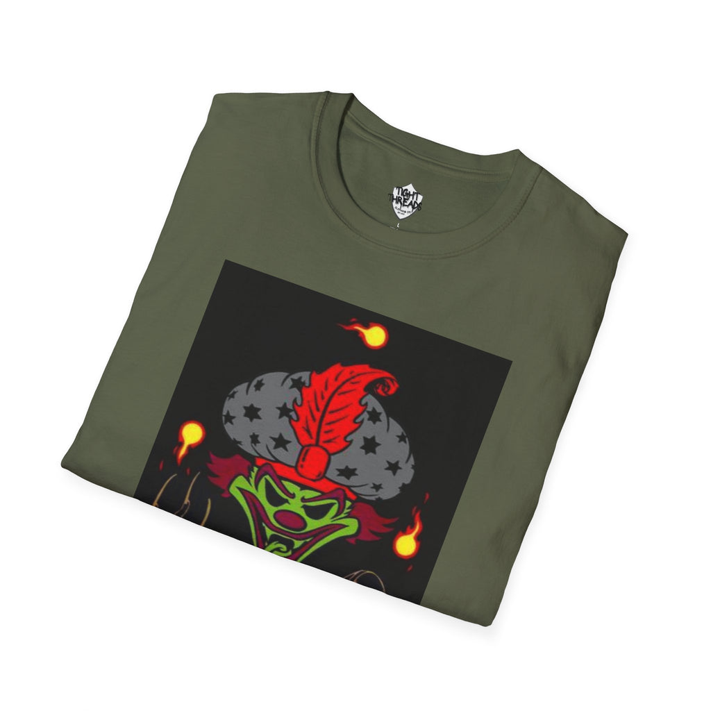 OG 6 Joker Card Merge ICP Graphic T-Shirt | Horror Carnival Juggalo Tee