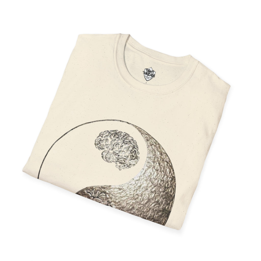 Yin Yang Mind over Matter Tee, Unisex T-Shirt for Mindfulness, Gift for Yoga Lovers, Boho Style, Casual Wear, Spiritual Design