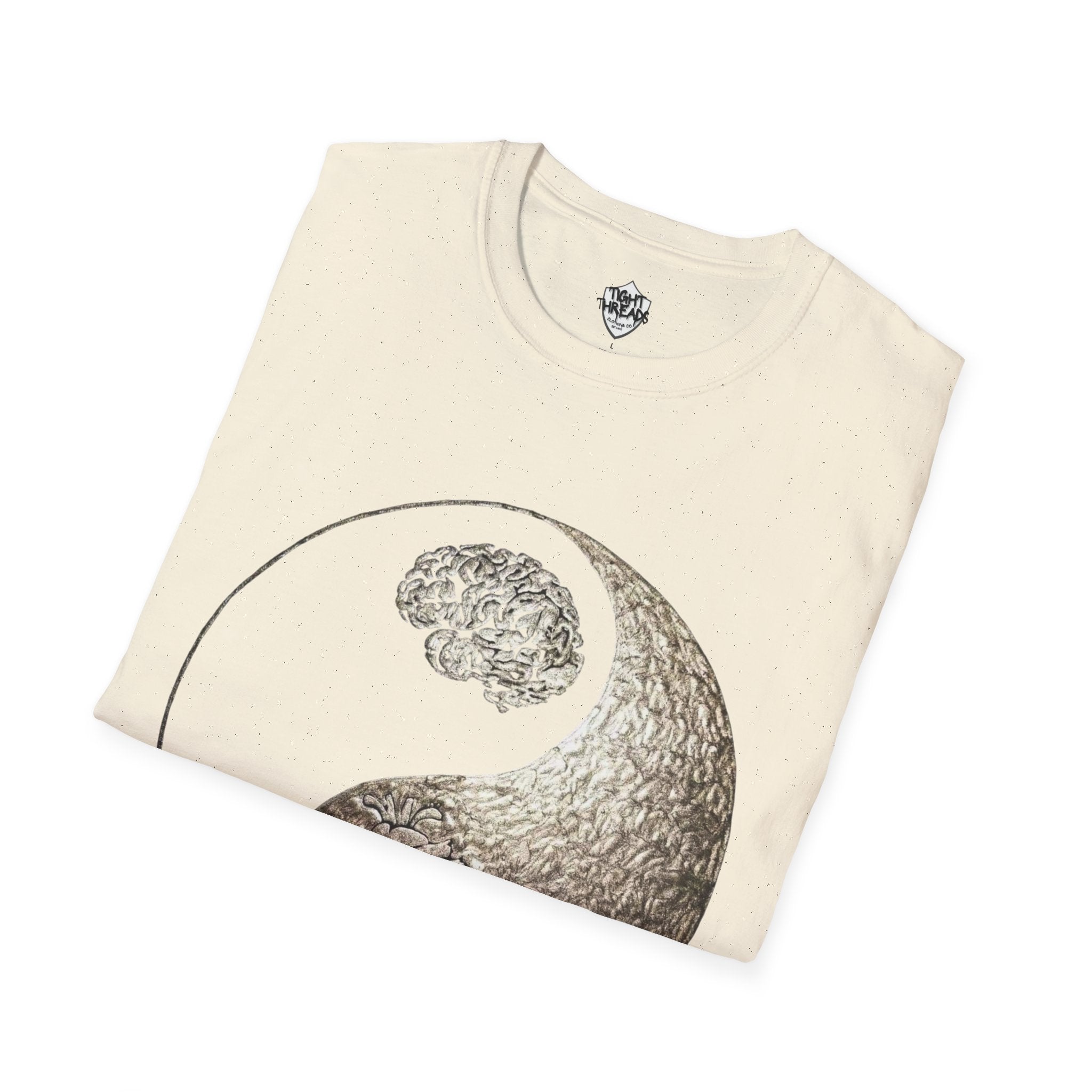 Yin Yang Mind over Matter Tee, Unisex T-Shirt for Mindfulness, Gift for Yoga Lovers, Boho Style, Casual Wear, Spiritual Design