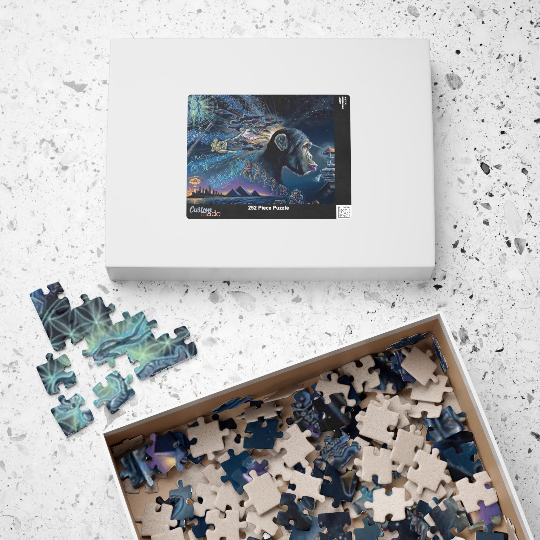 Surreal Chimp with Cocktail Puzzle | 520-1014 Piece Jigsaw