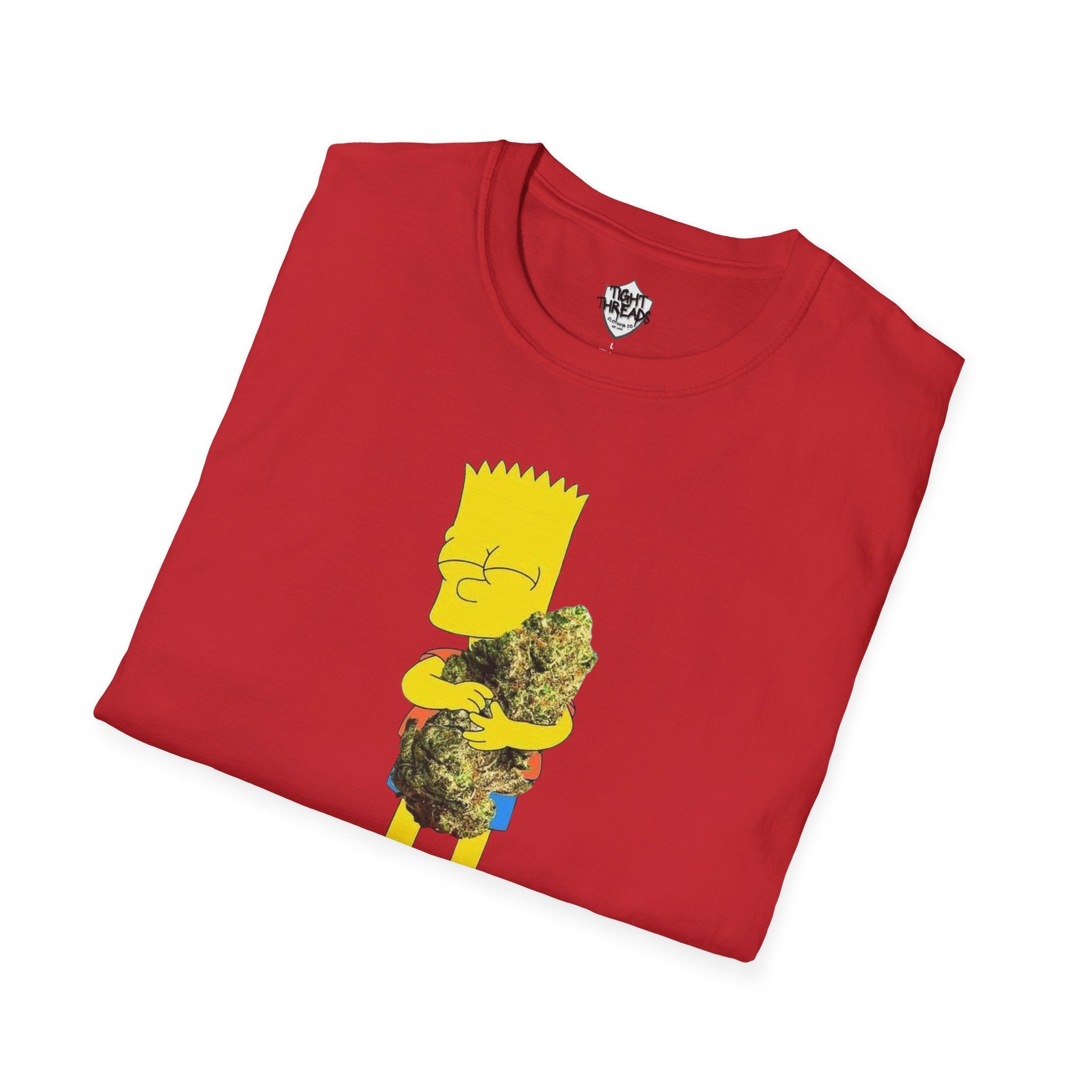 Bart Simpson and his Bud Graphic Tee, Casual Unisex T-Shirt for Everyday Wear, Perfect Gift for Fans, Outdoor Fun, Summer Style