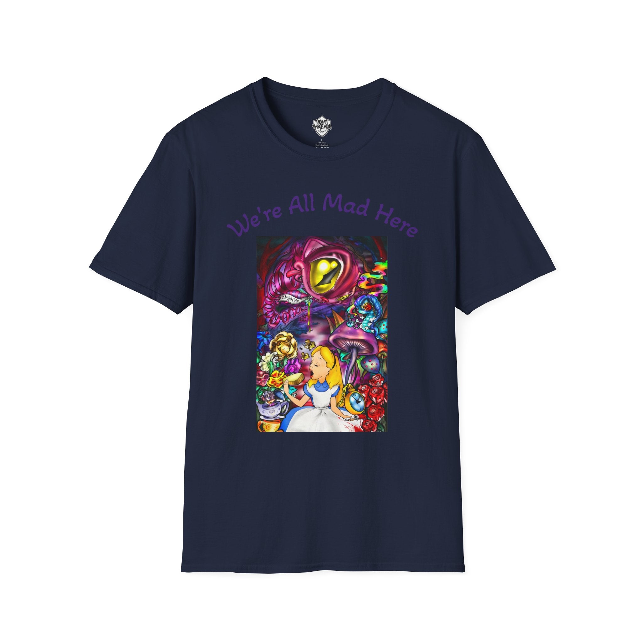 Alice in Wonderland T-Shirt, Funny Tee, Gifts for Book Lovers, Quirky Apparel
