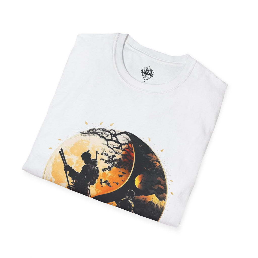 Sunset Warrior Unisex T-Shirt, Softstyle Tee, Graphic Tee, Casual Wear, Gift for Him/Her, Summer Fashion, Festival Top