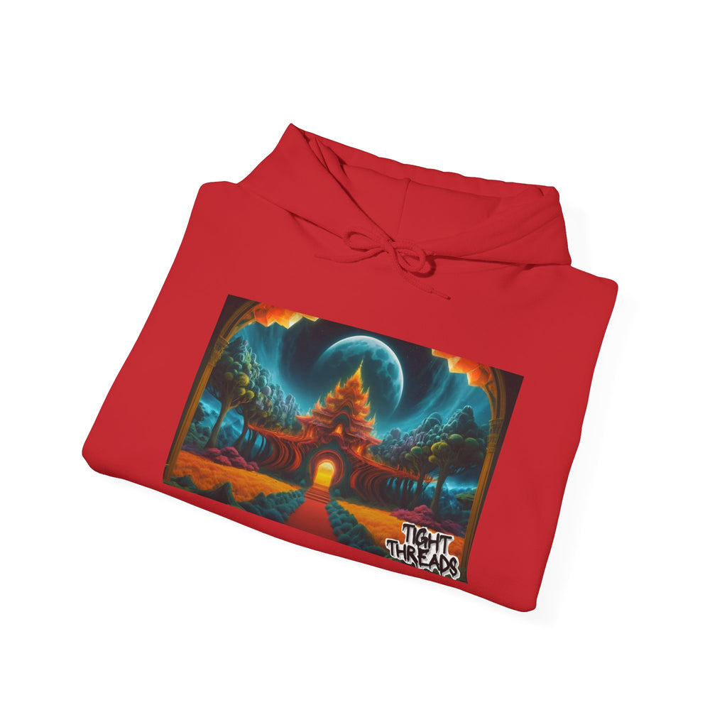 Vibrant Spiritual Art Hoodie, Cozy Sweatshirt for Meditation Lovers, Unisex Gift for Celebrations, Ideal for Chill Days, Unique Artwork
