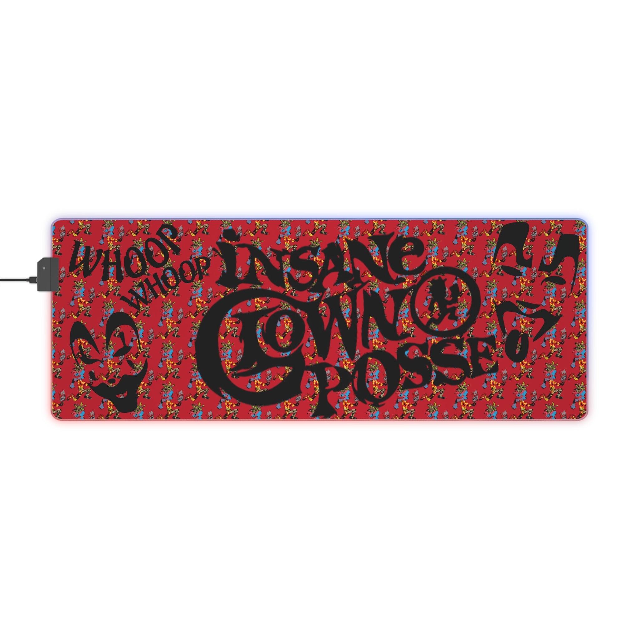 Insane Clown Posse Pattern LED Gaming Mouse Pad | MMFWCL4L Juggalo Whoop Whoop!!!