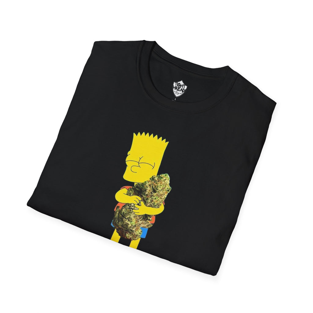 Bart Simpson and his Bud Graphic Tee, Casual Unisex T-Shirt for Everyday Wear, Perfect Gift for Fans, Outdoor Fun, Summer Style