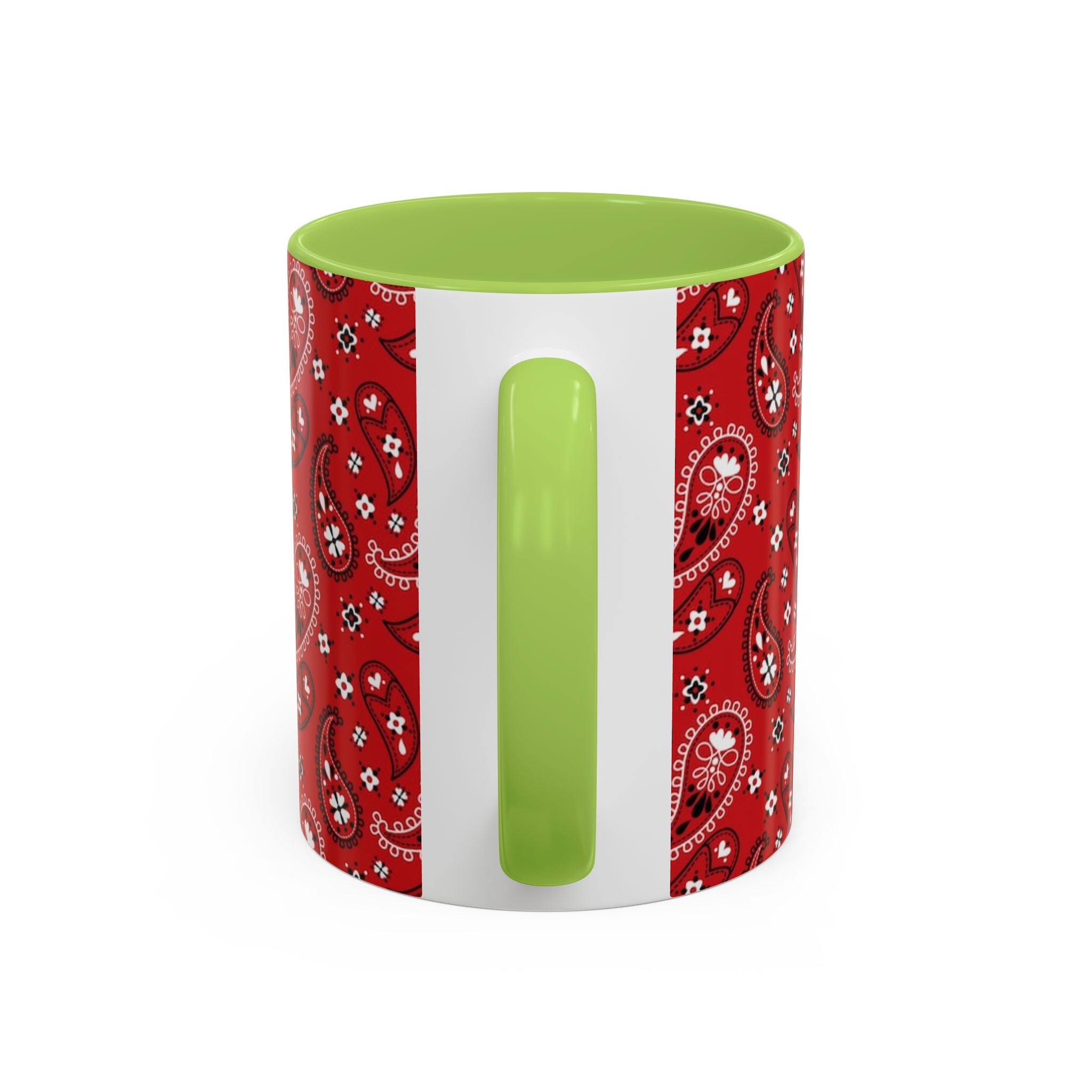 Cool Beans Mug | Red Bandana Coffee Cup, Hip-Hop Bean Graphic 11oz 15oz