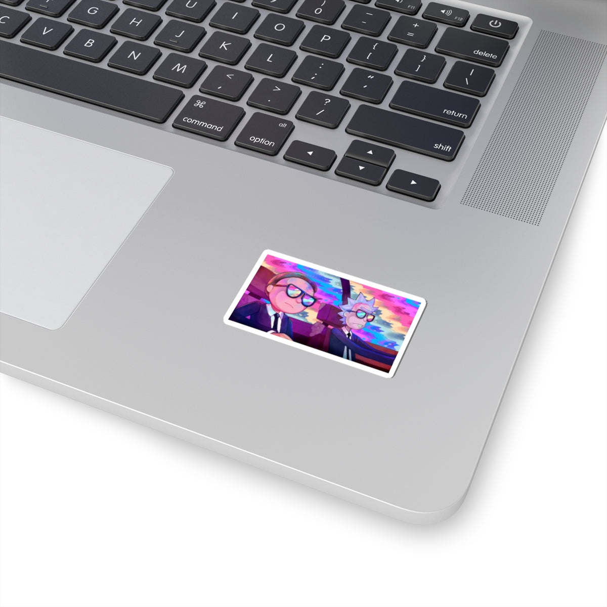 Rick and Morty Sci-Fi Cartoon Duo Sticker | Kiss-Cut Sticker