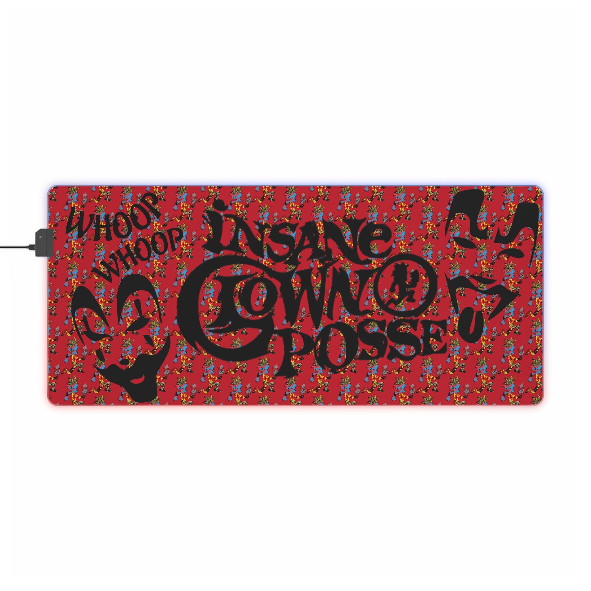 Insane Clown Posse Pattern LED Gaming Mouse Pad | MMFWCL4L Juggalo Whoop Whoop!!!