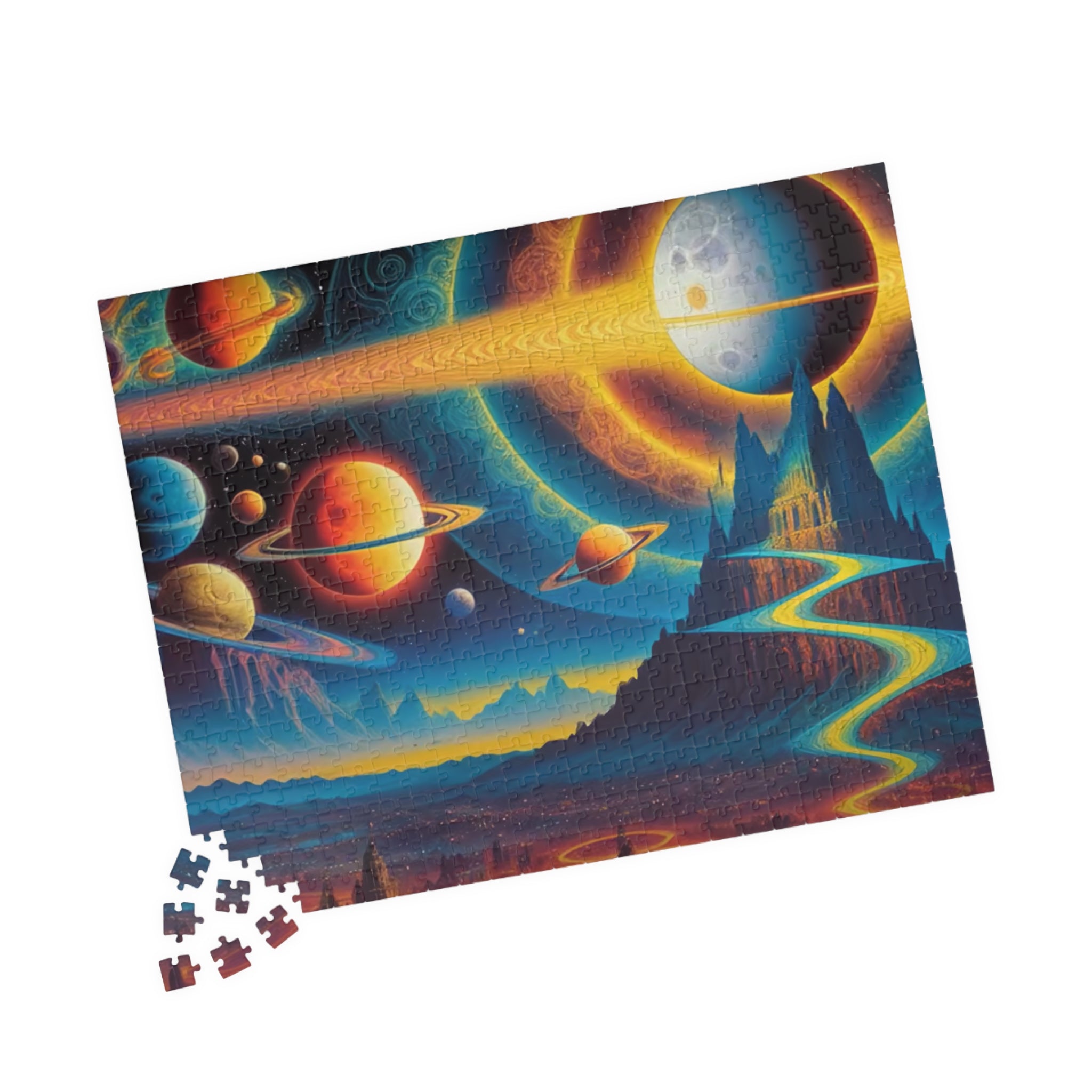 Cosmic Planetary Landscape Puzzle | Jigsaw Puzzle