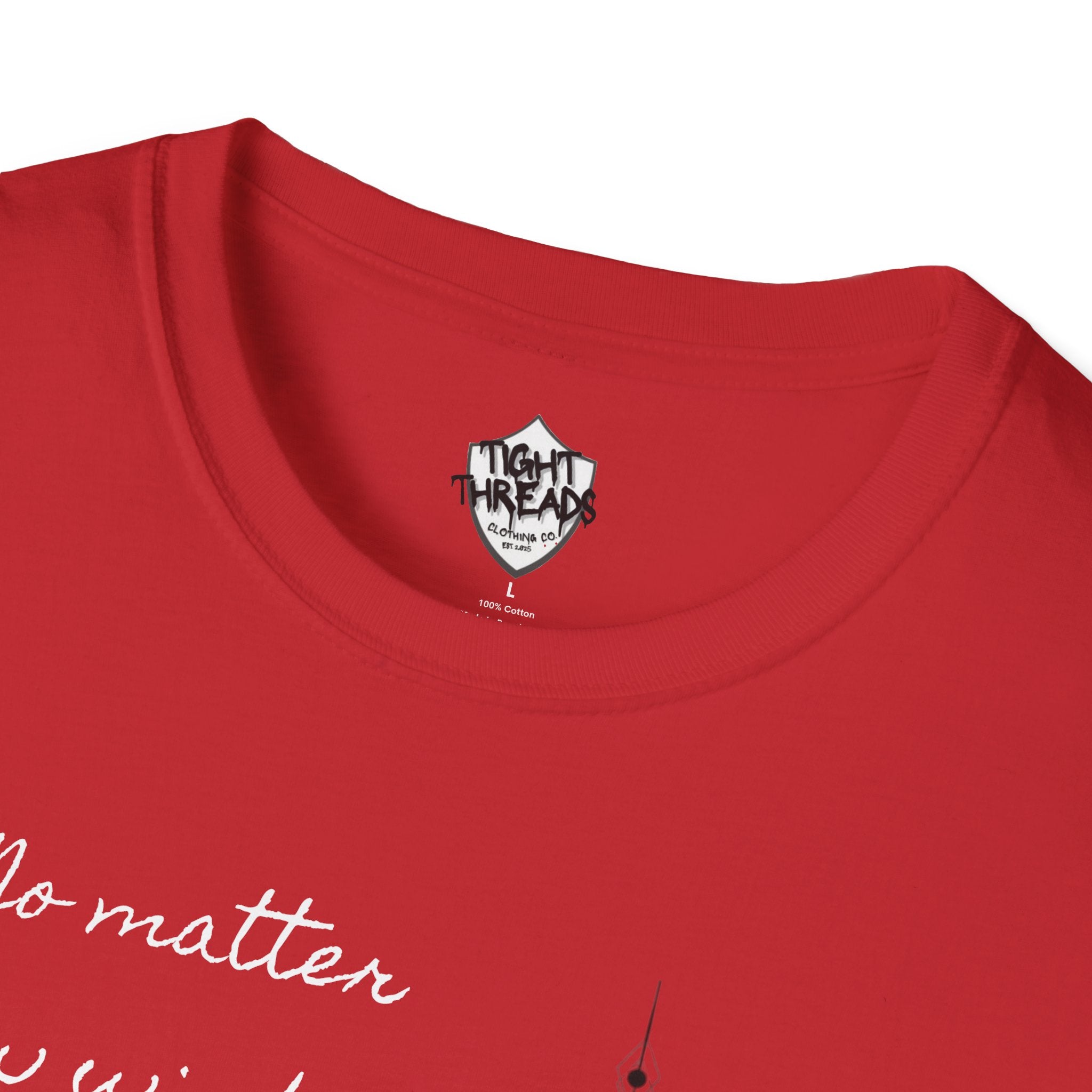 Samurai Unalome Inspirational Quote T-Shirt, Motivational Tee, Unique Graphic Shirt, Gift for Friends, Casual Wear, Unisex Softstyle Tee