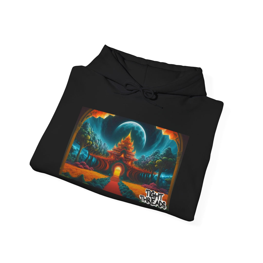 Vibrant Spiritual Art Hoodie, Cozy Sweatshirt for Meditation Lovers, Unisex Gift for Celebrations, Ideal for Chill Days, Unique Artwork