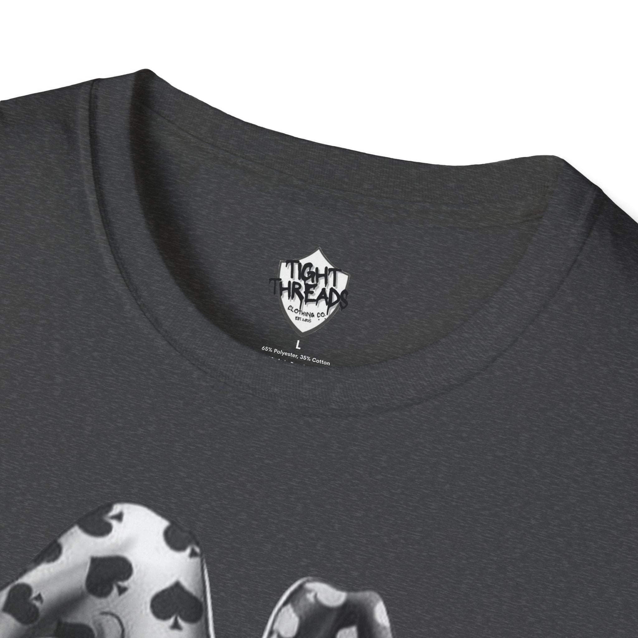 Skull Jester Tee - Unisex Softstyle T-Shirt, Halloween Costume Tee, Graphic Tee, Funny Shirt, Unique Gift for Him/Her