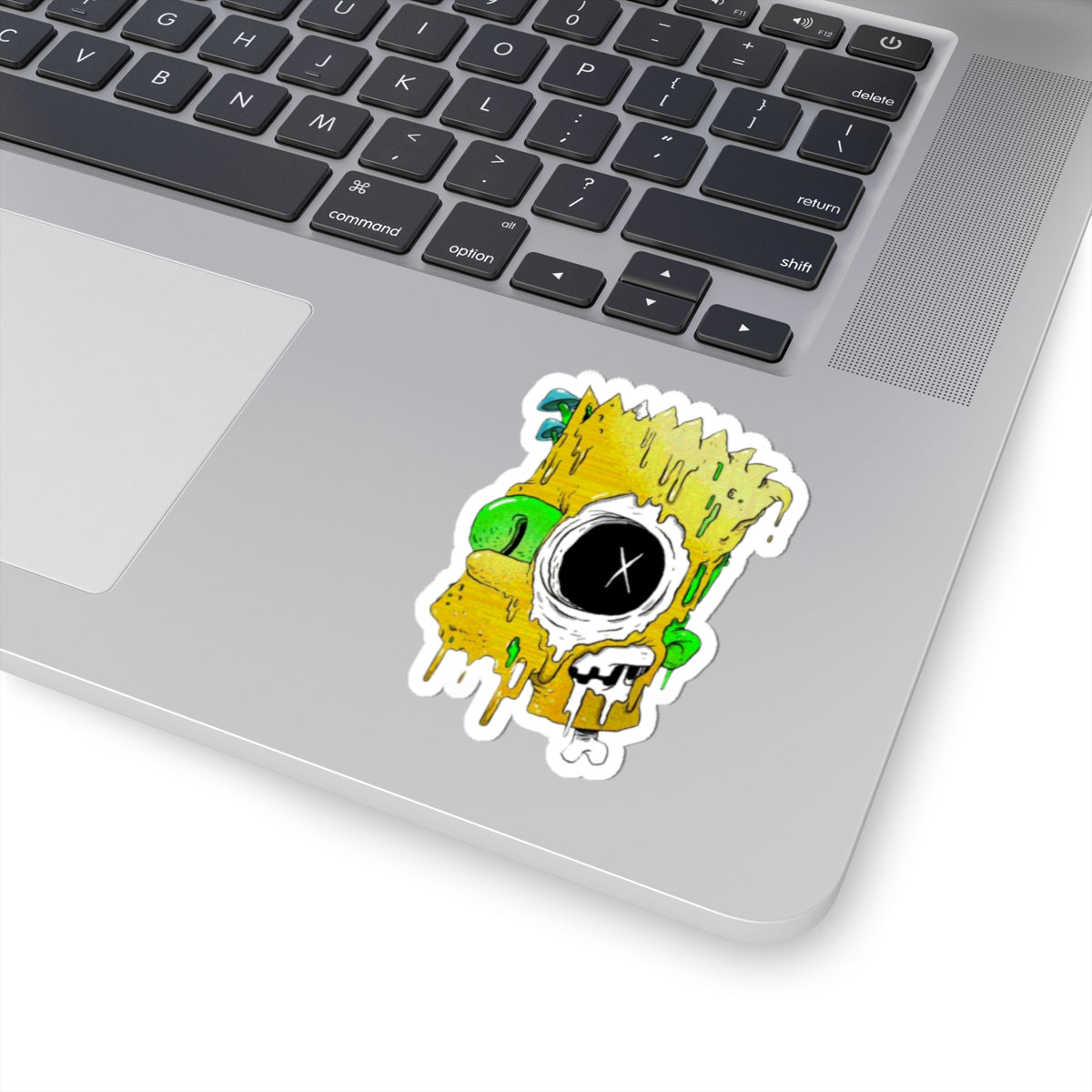 Melting Cartoon Skull sticker | Kiss-Cut Stickers