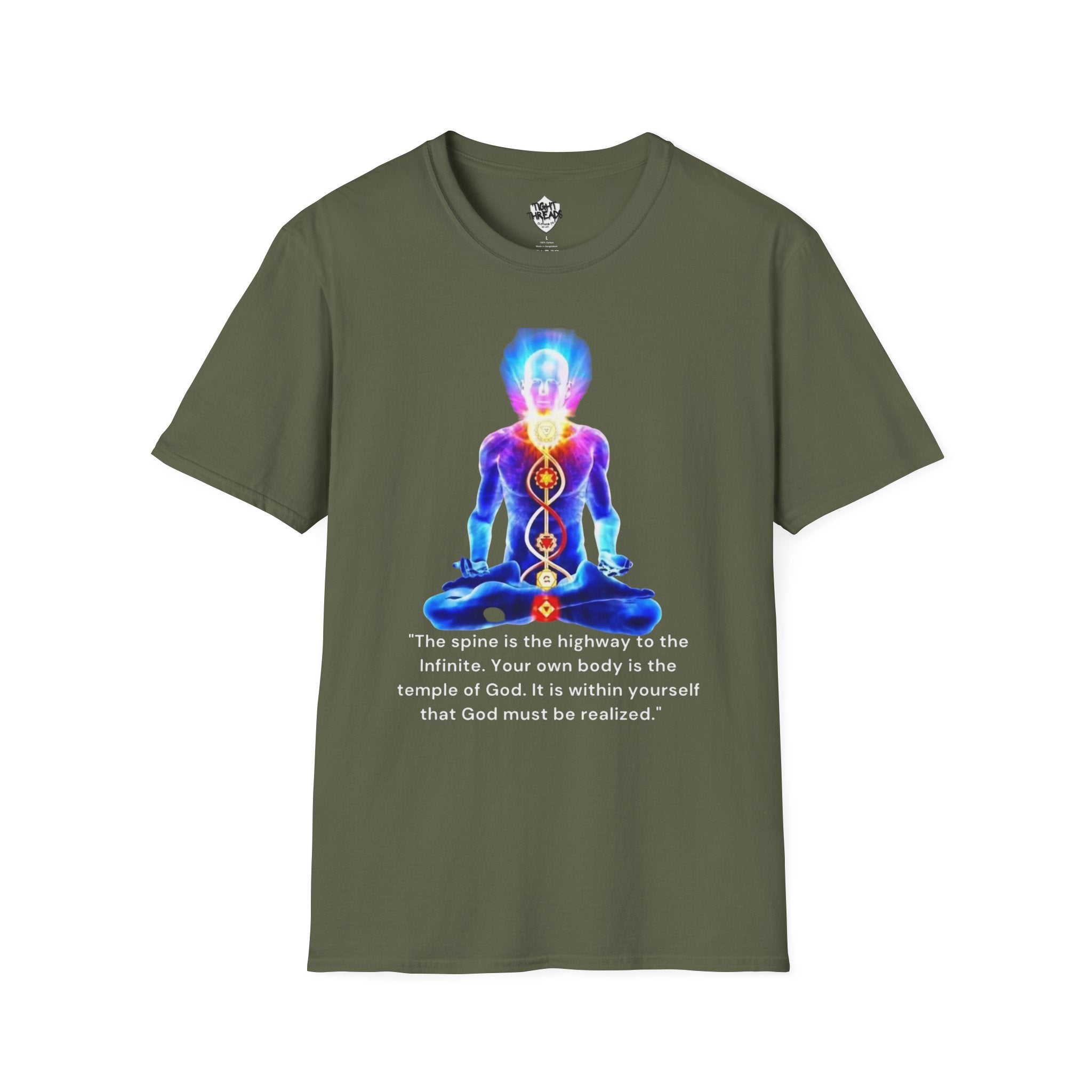Meditation Inspired Unisex T-Shirt, Spiritual Apparel, Mindfulness Gift, Yoga Wear, Chakra Healing Top