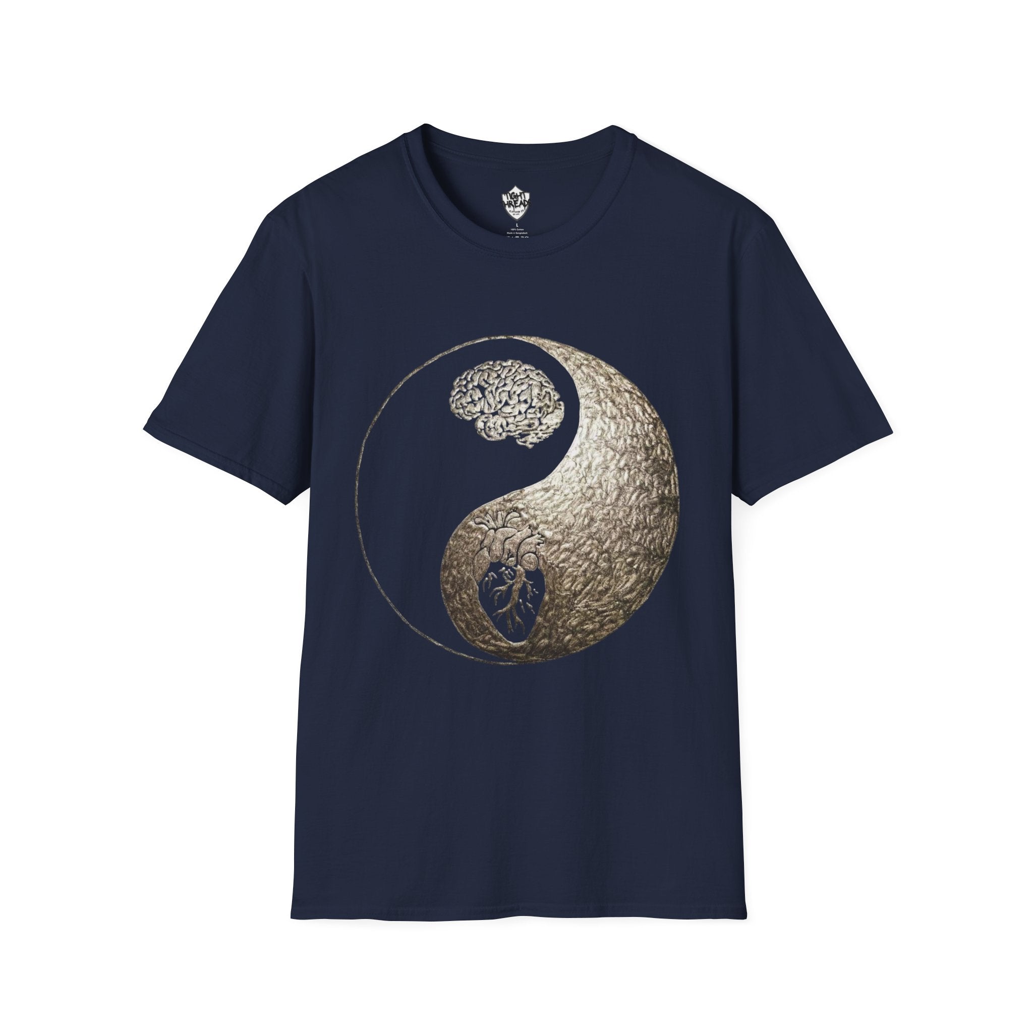 Yin Yang Mind over Matter Tee, Unisex T-Shirt for Mindfulness, Gift for Yoga Lovers, Boho Style, Casual Wear, Spiritual Design