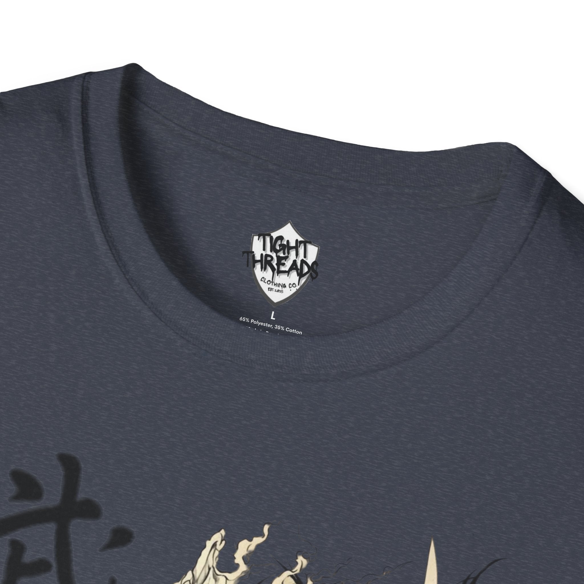 Oni Samurai Bushido Graphic Tee, Unisex Softstyle T-Shirt, Streetwear Style Urban Outfit