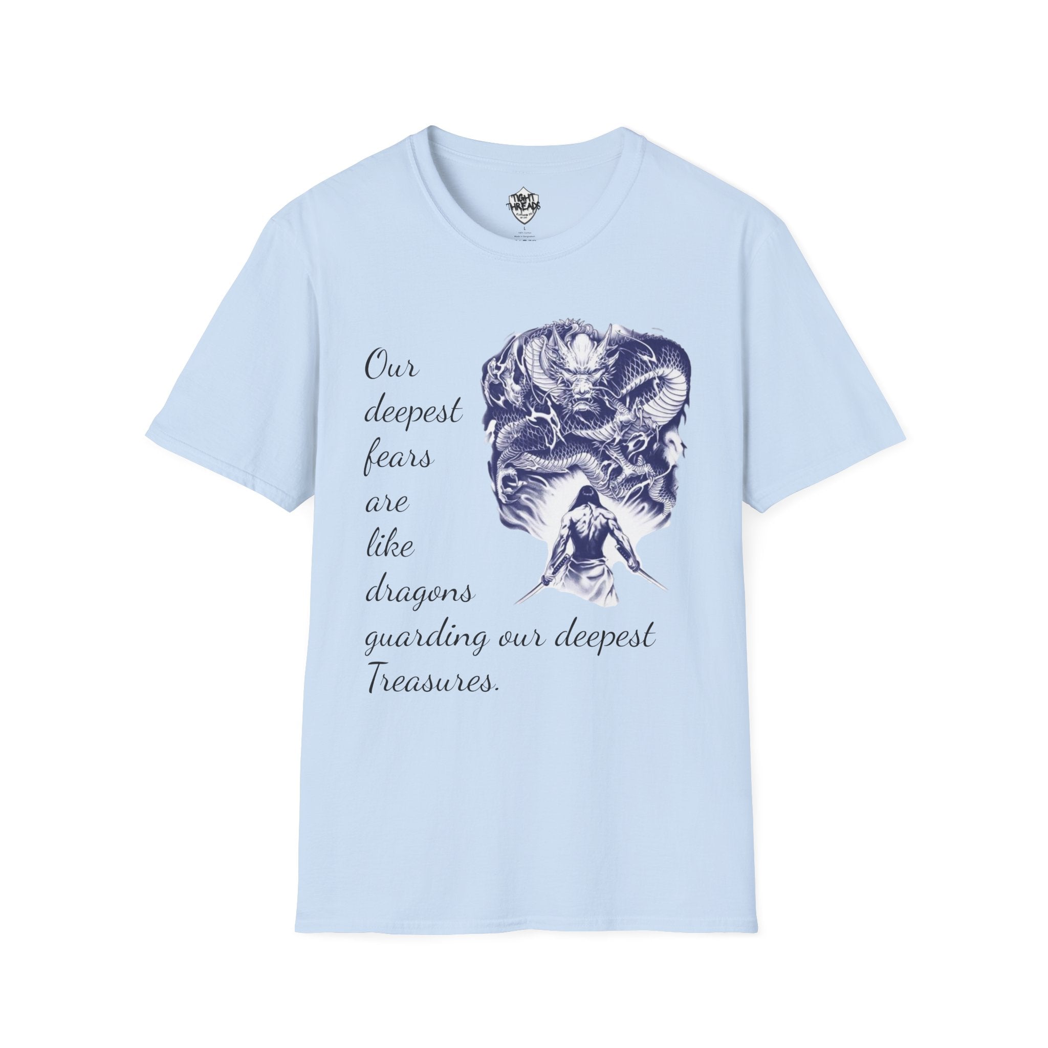 Unisex T-Shirt, Inner Alchemy, Dragon Quote Tee, Graphic Tee, Spiritual Shirt, Inspirational Clothing